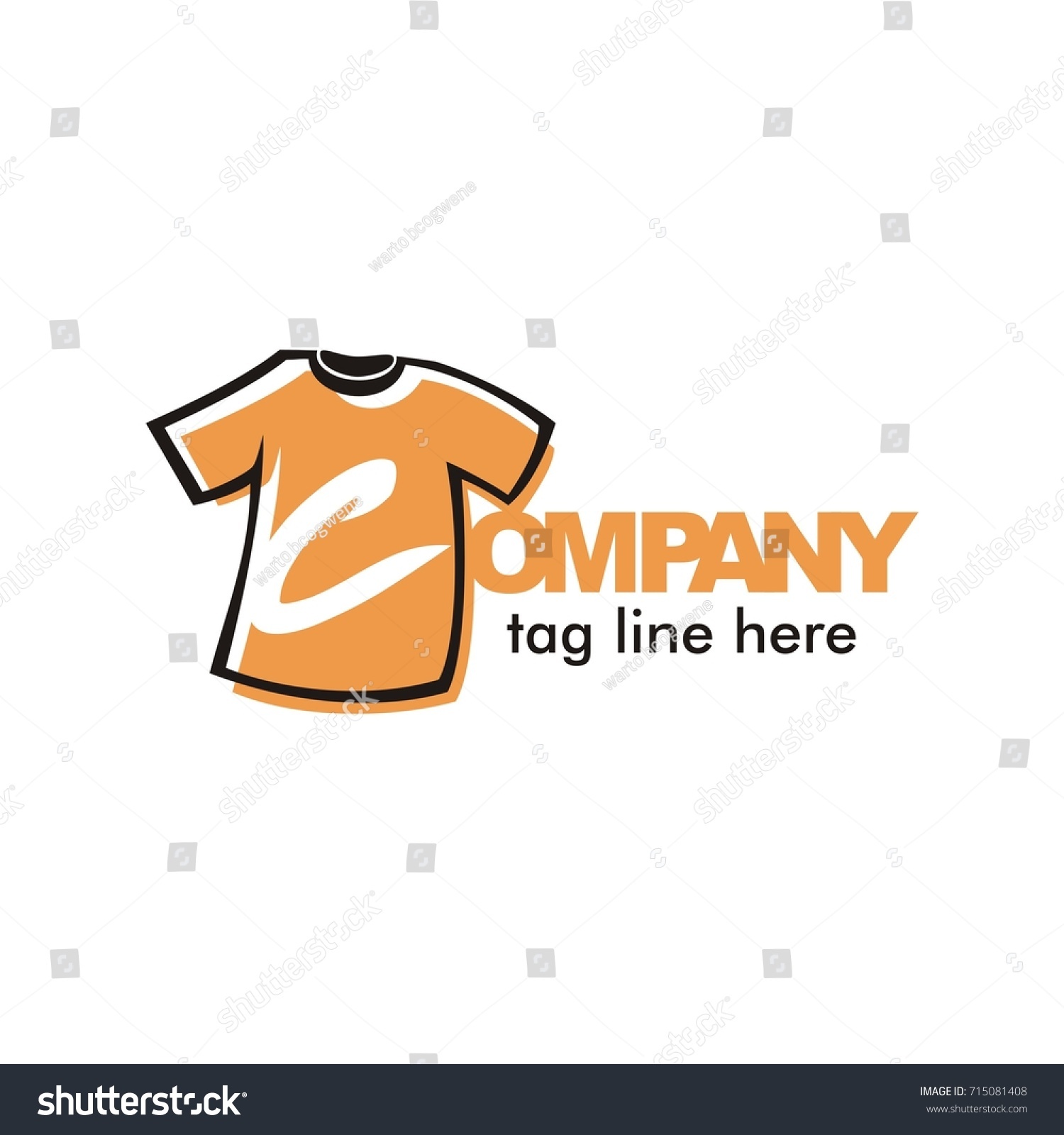 Logo Vector Clothing T Shirt Company Stock Vector (Royalty Free ...