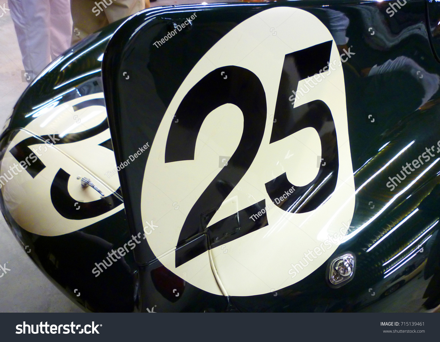 Racing Number 25 Stock Photo 715139461 