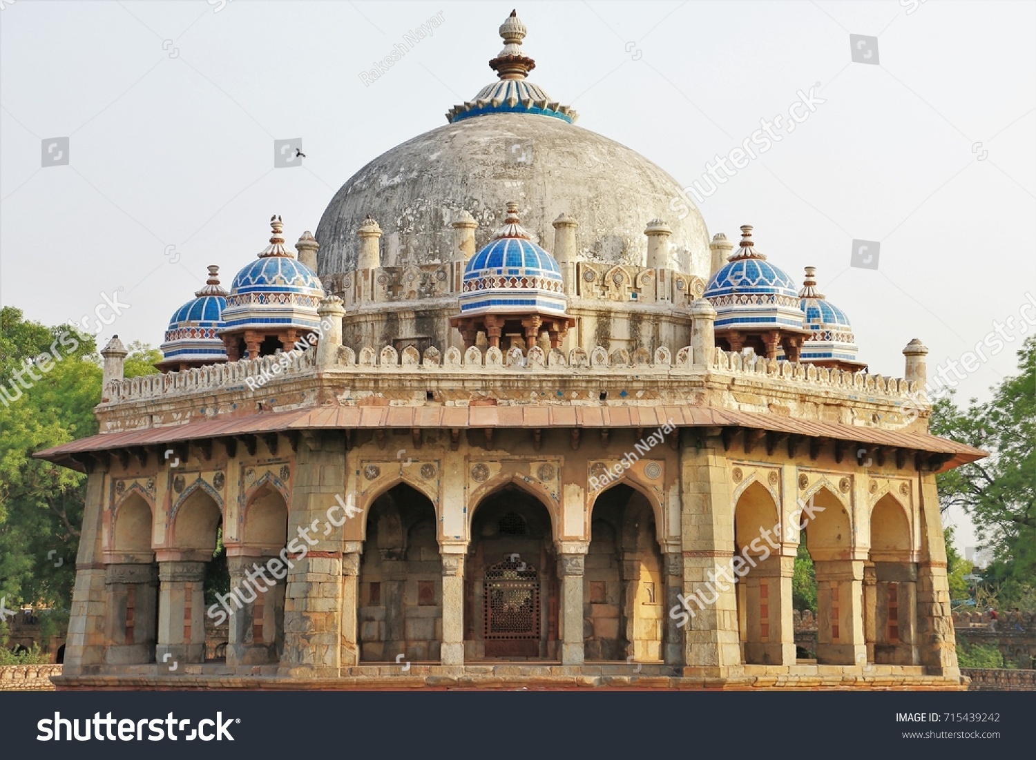 Isha Khan Mosque Humayuns Tomb Complex Stock Photo 715439242 | Shutterstock