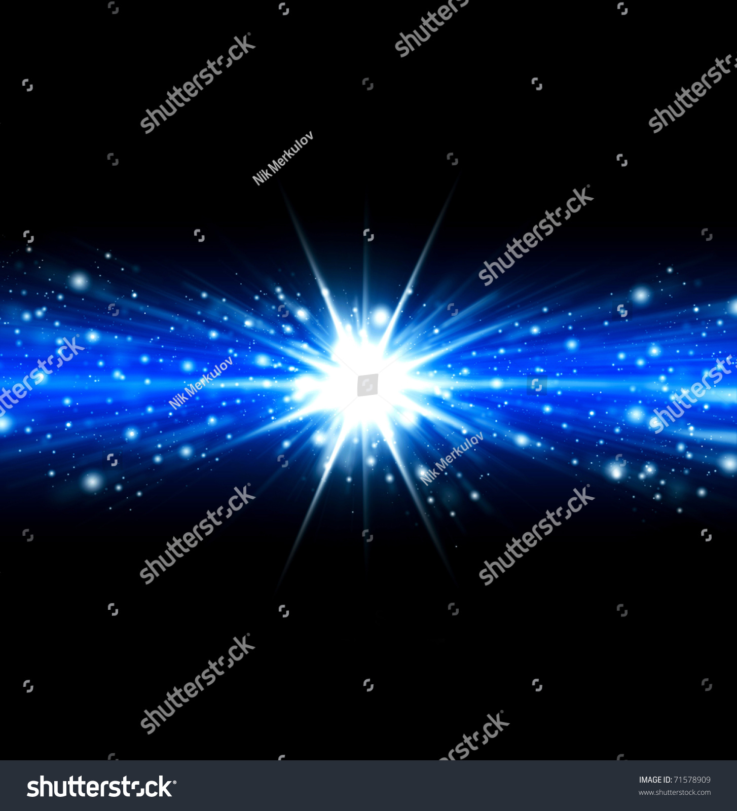 Blue Shine Background Stock Illustration 71578909 | Shutterstock