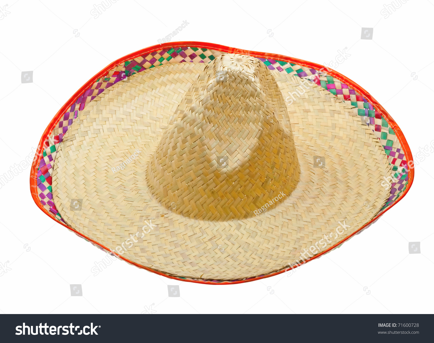 Sombrero Isolated On White Background Stock Photo 71600728 | Shutterstock