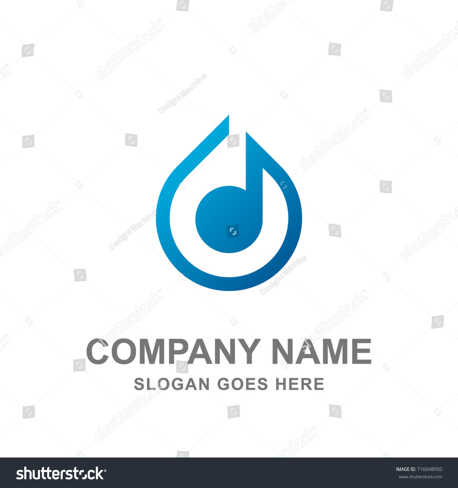 Music Note Melody Logo Vector Icon Stock Vector (Royalty Free ...