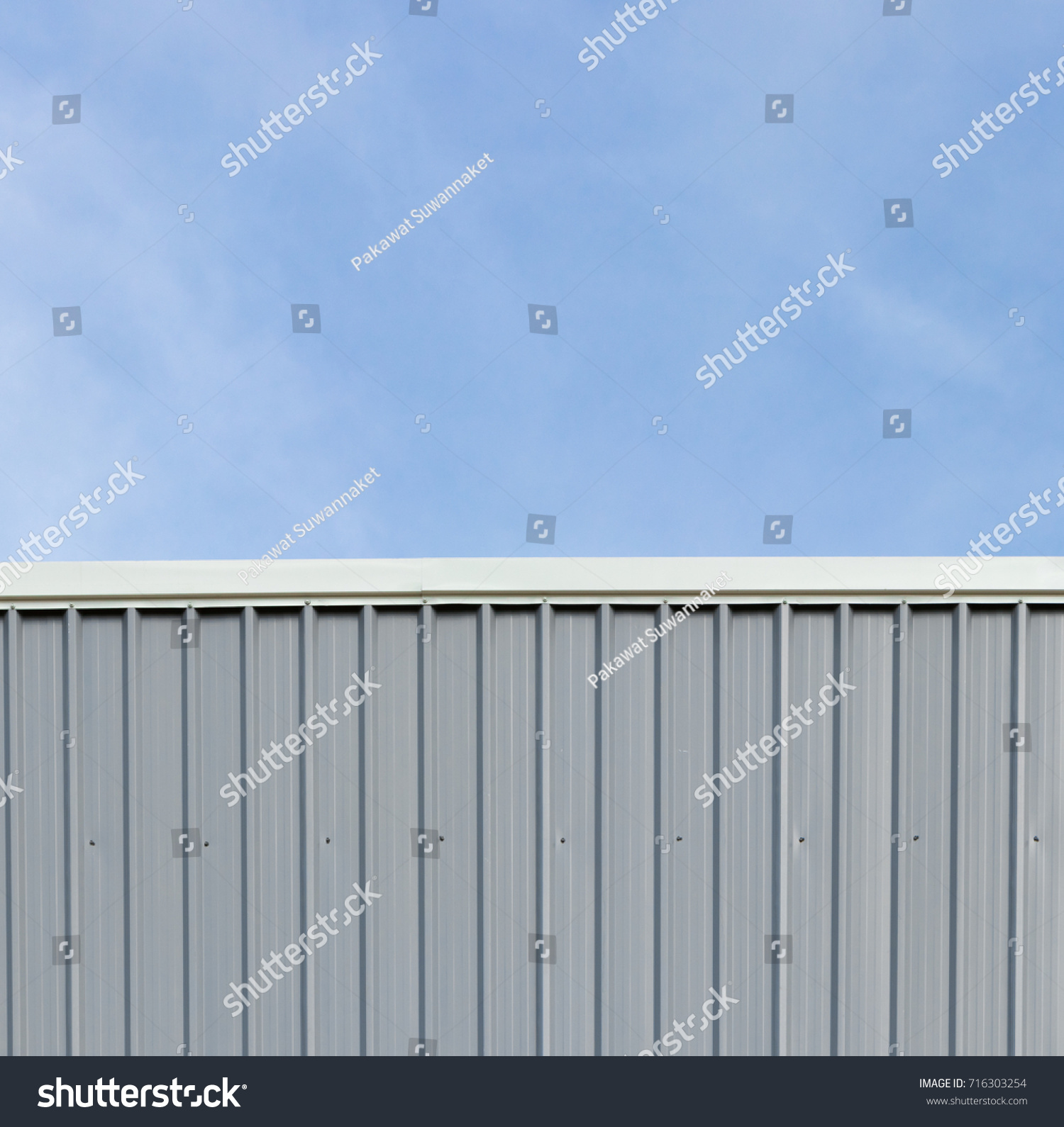 Metal Sheet Roof Wall Steel Louver Stock Photo 716303254 | Shutterstock