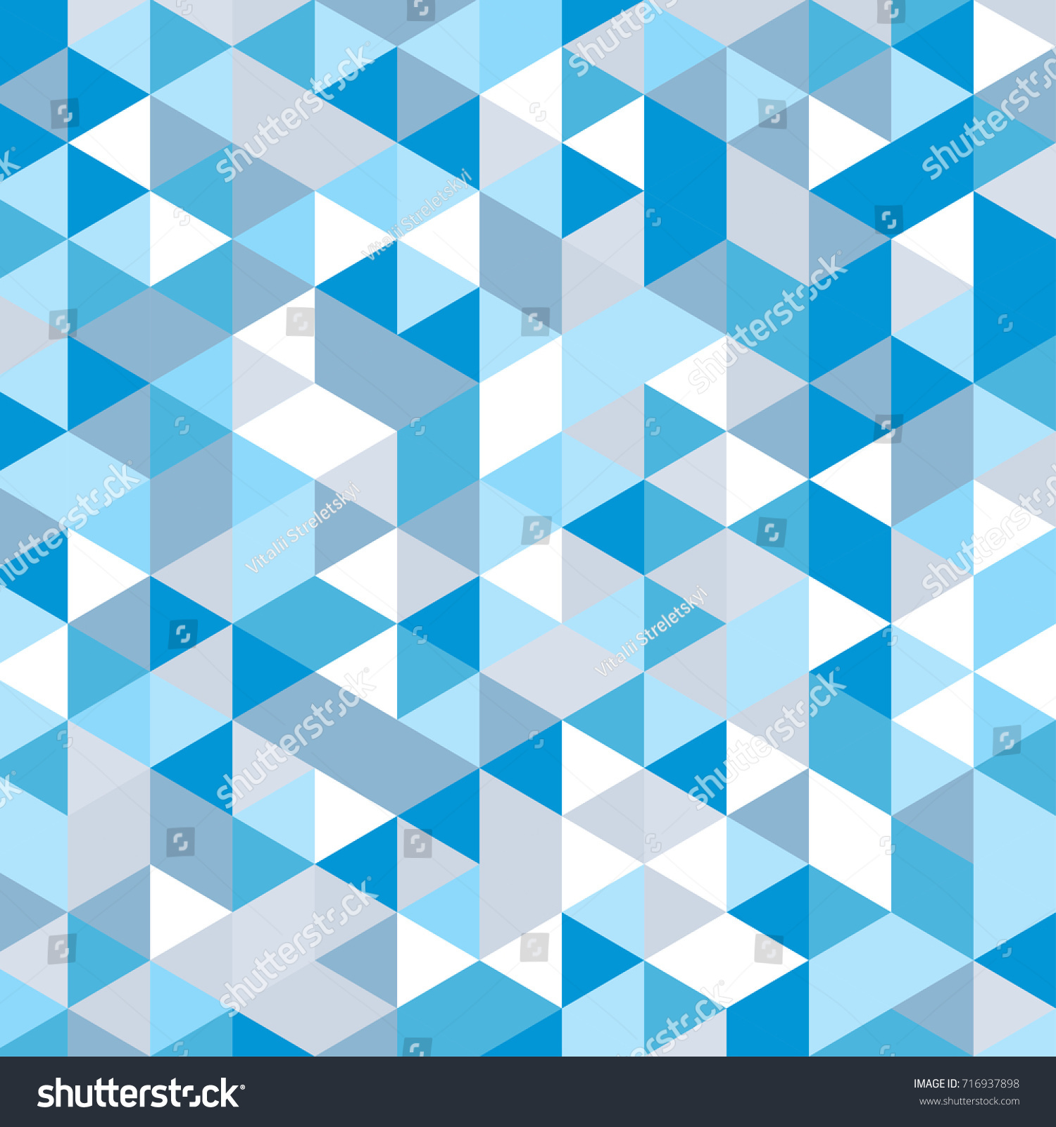 Background Geometric Shapes Colorful Mosaic Pattern Stock Vector ...