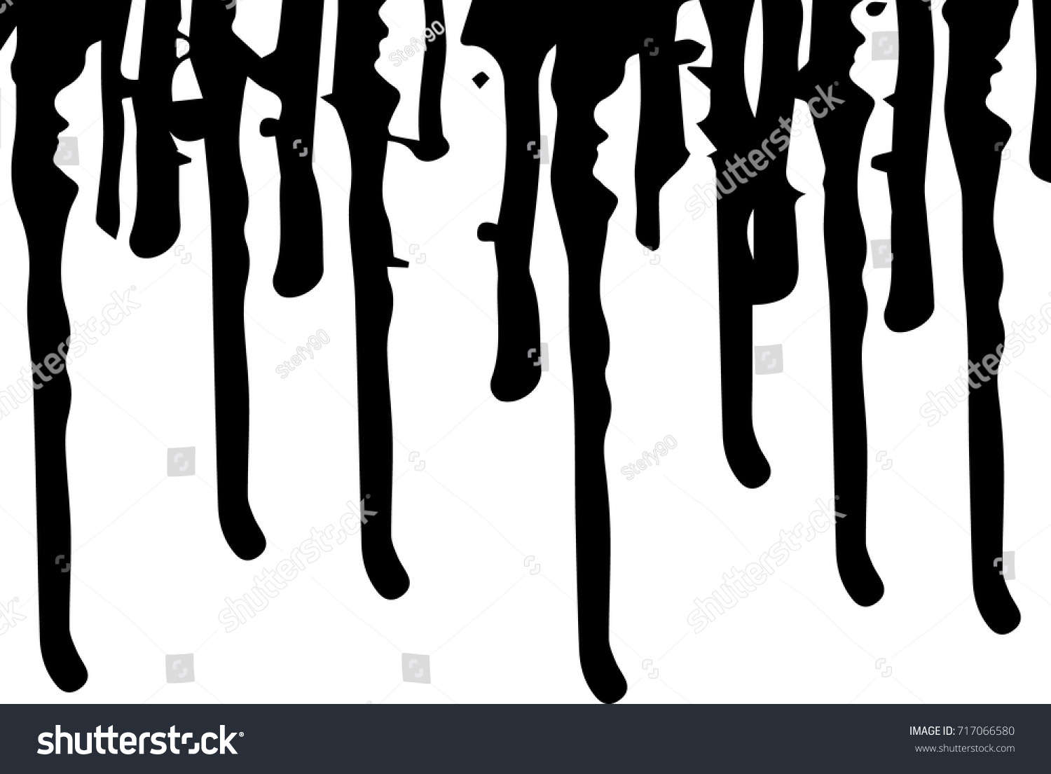 Vector Dripping Paintpaint Drips Background Stock Vector Royalty Free   Stock Vector Vector Dripping Paint Paint Drips Background 717066580 