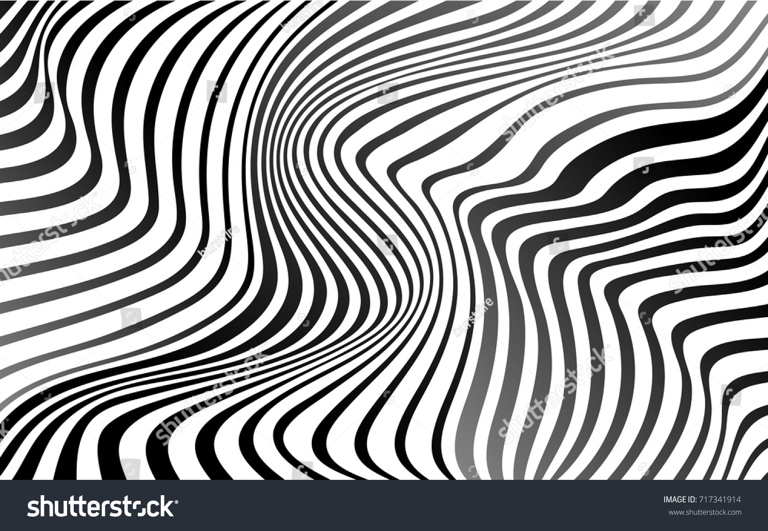 Optical Art Abstract Background Wave Design Stock Vector (Royalty Free ...