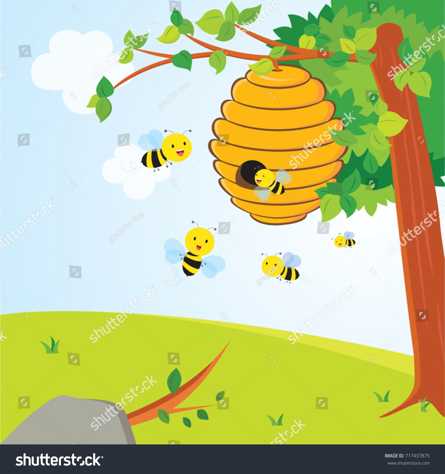 Пчелиная улей для дошкольников