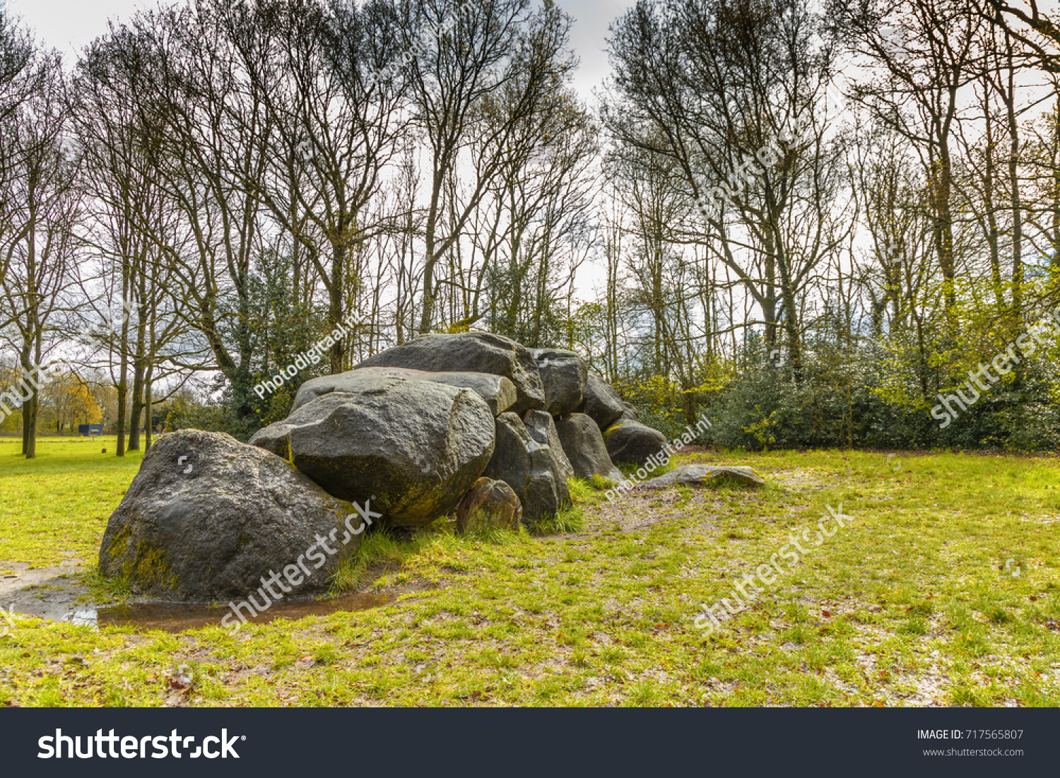 Dolmen D18 Near City Rolde Dutch Stock Photo 717565807 | Shutterstock