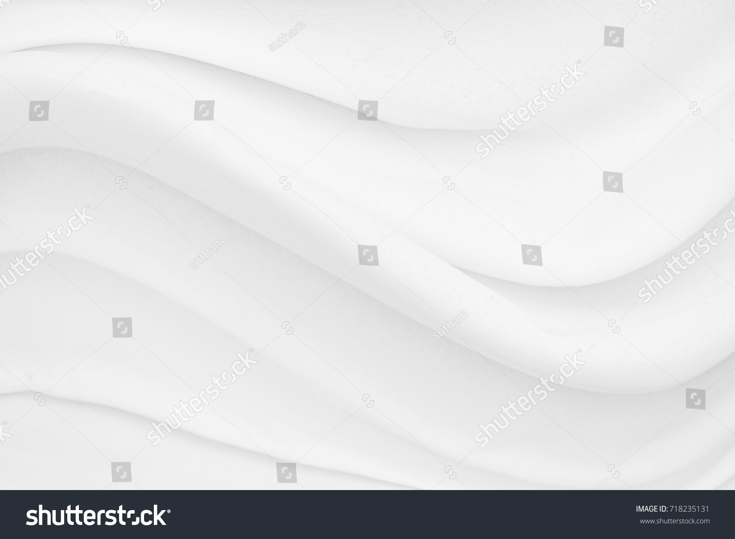 White Cloth Background Abstract Soft Waveswhite Stock Photo 718235131 ...