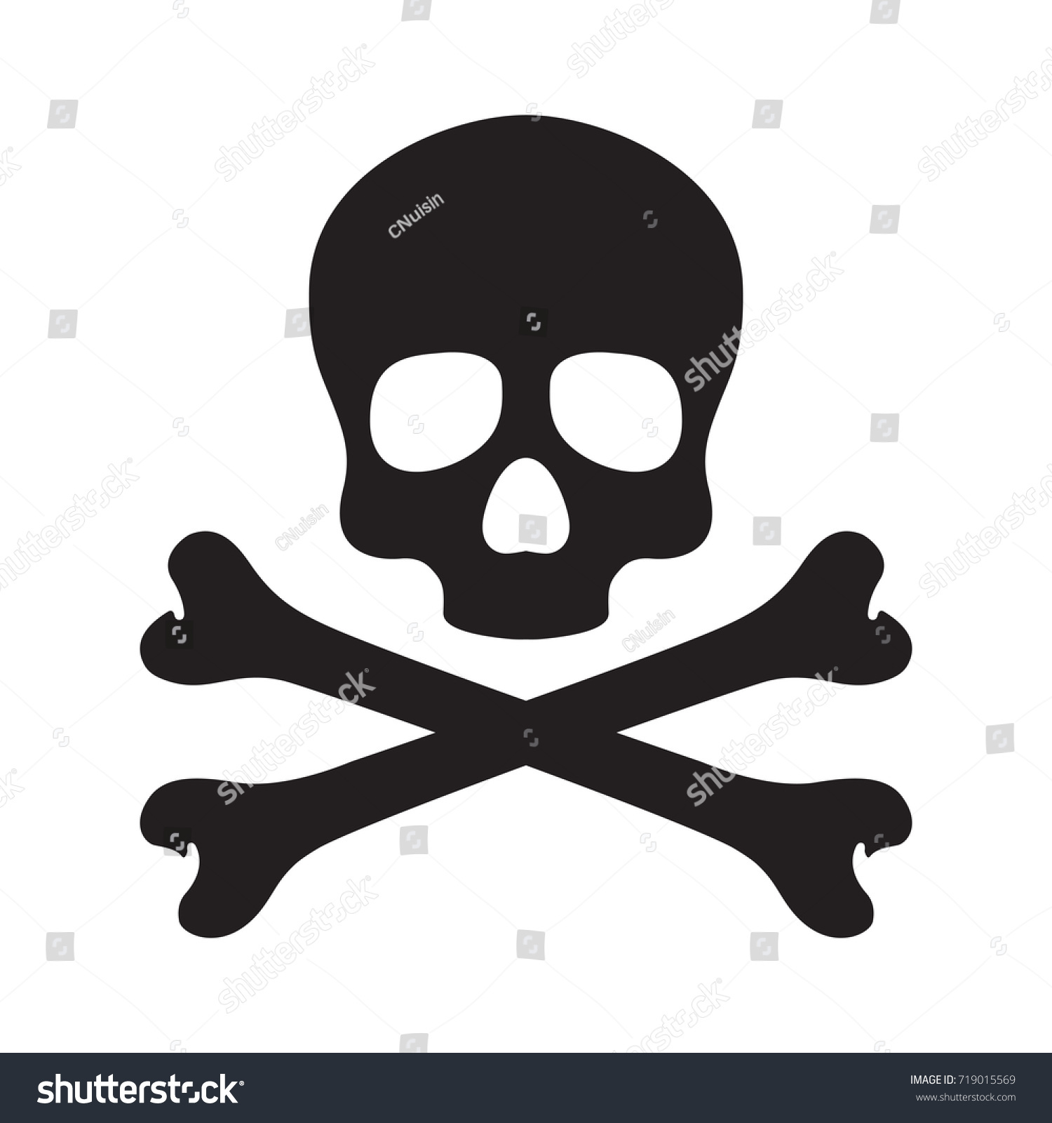 Логотип череп и кости