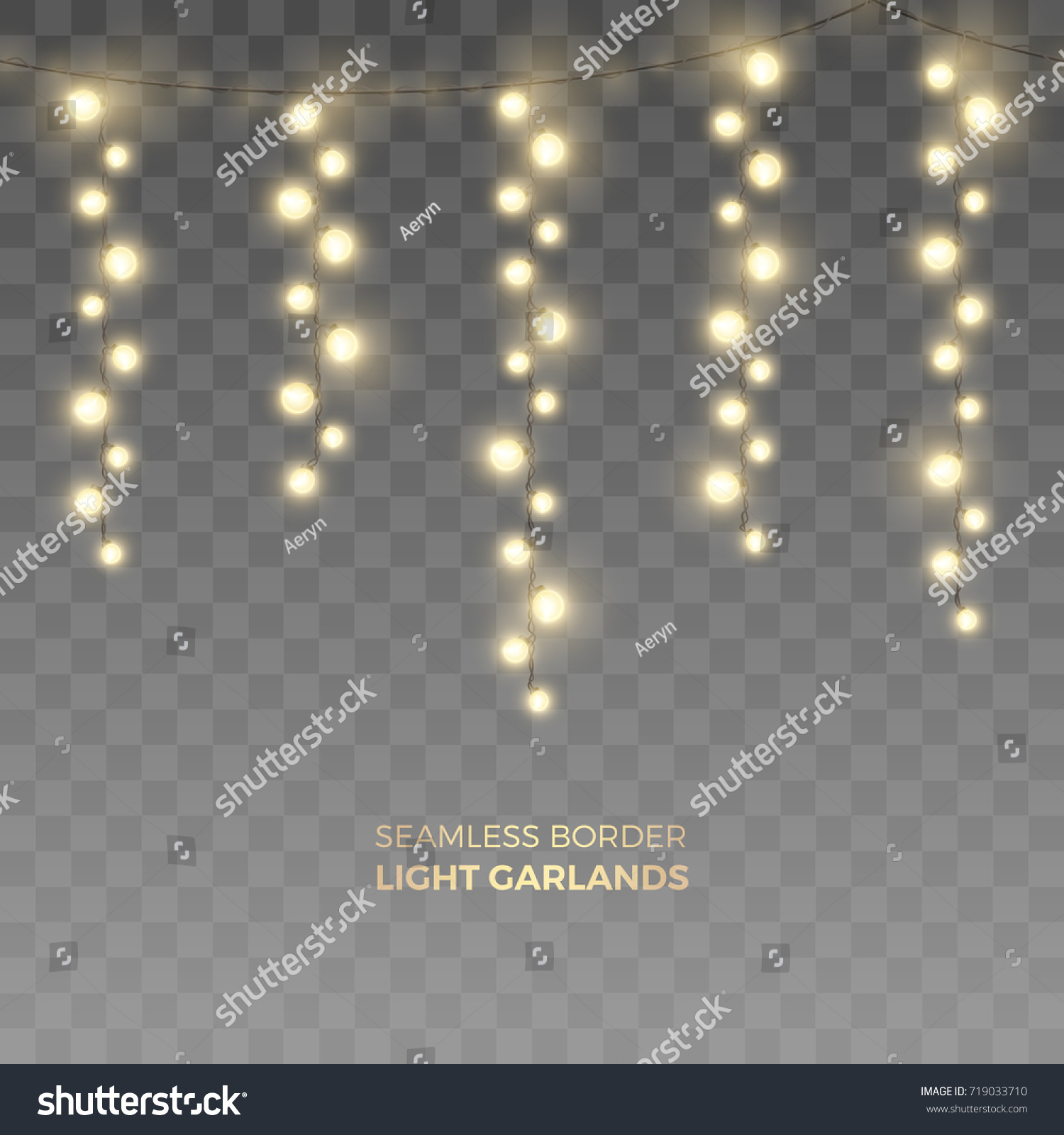 Vertical Christmas Lights 