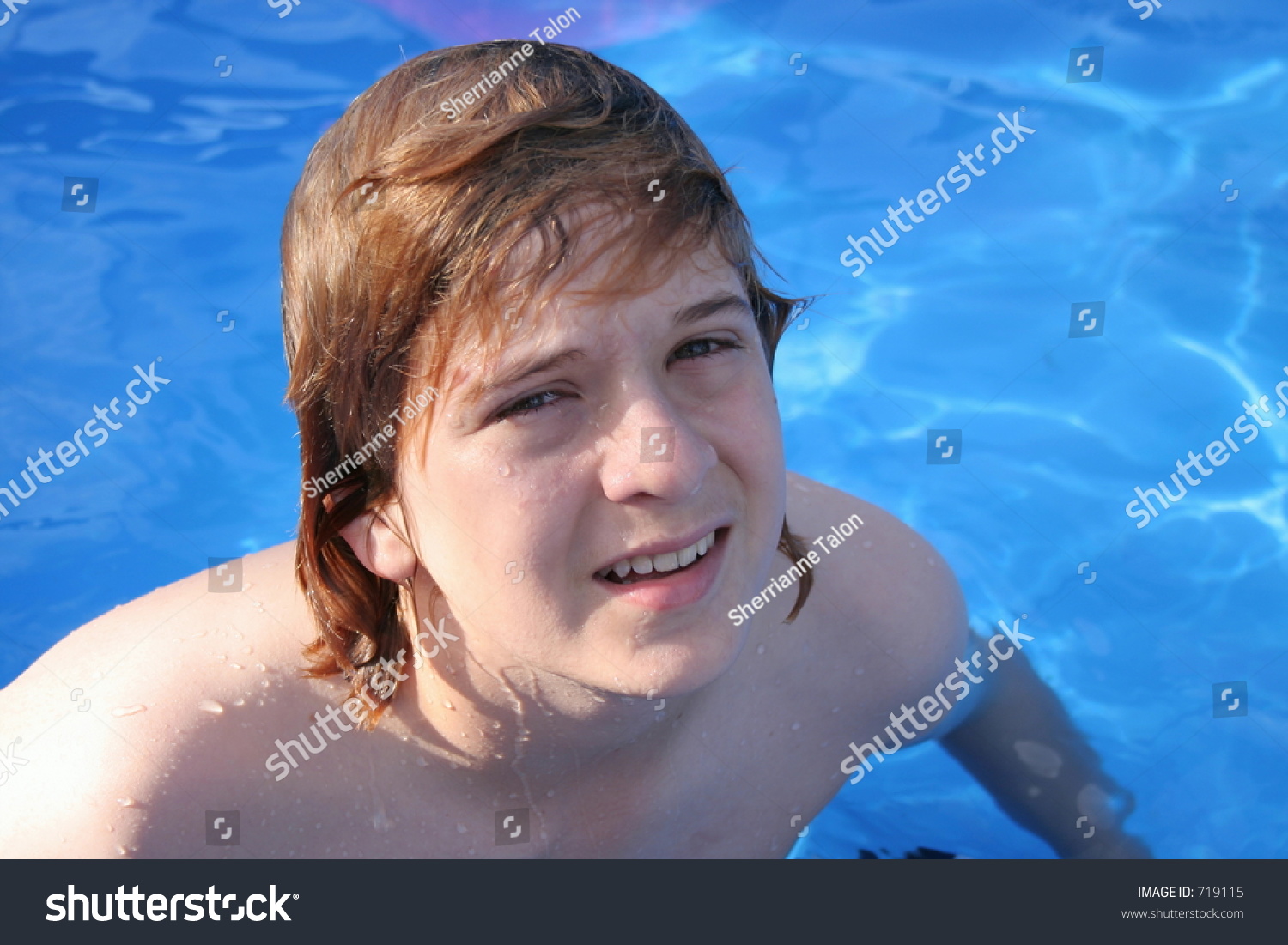 Teenage Boy Swimming Stock Photo 719115 | Shutterstock