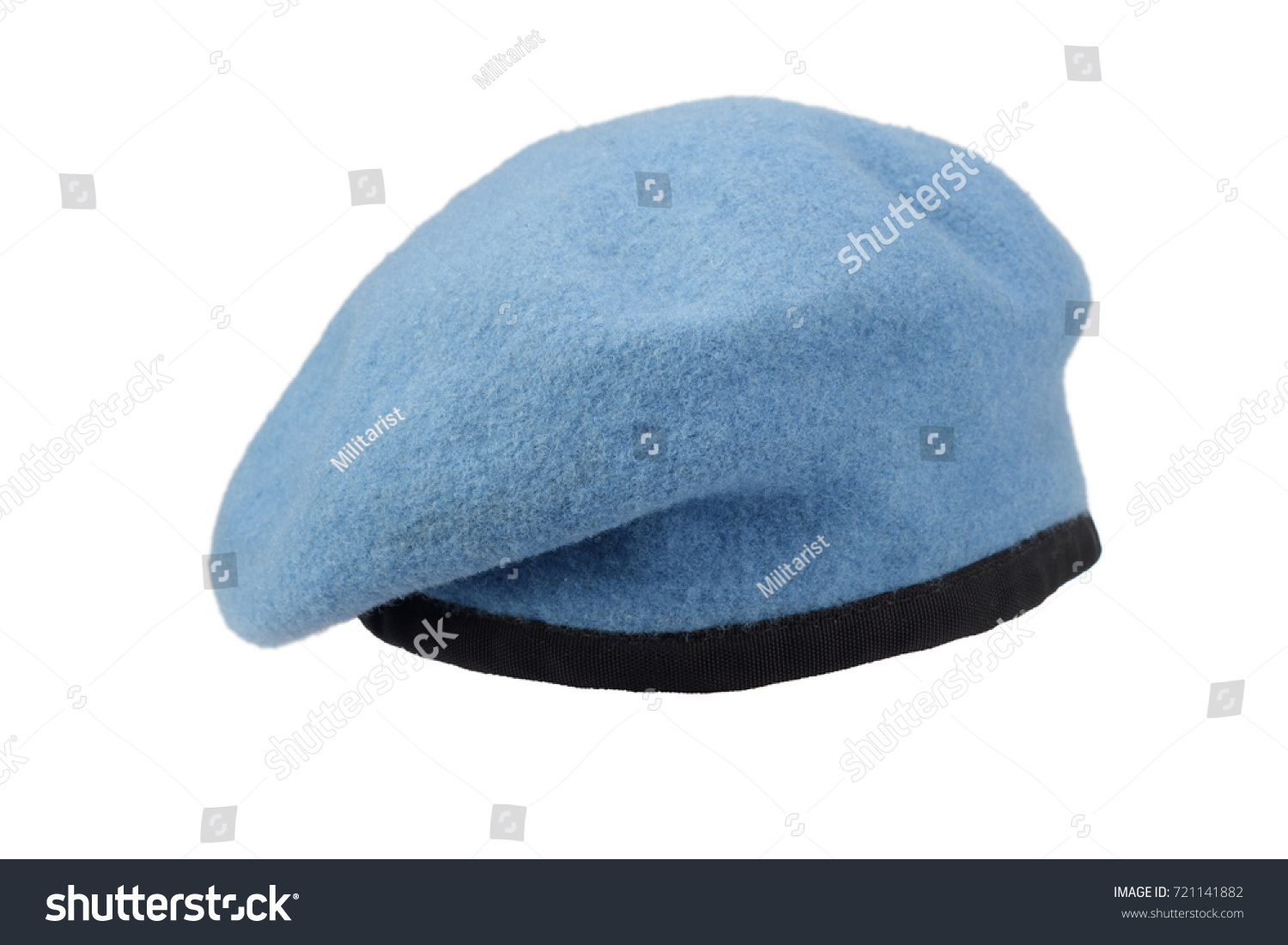 United Nations Peacekeeping Troops Blue Beret Stock Photo 721141882 