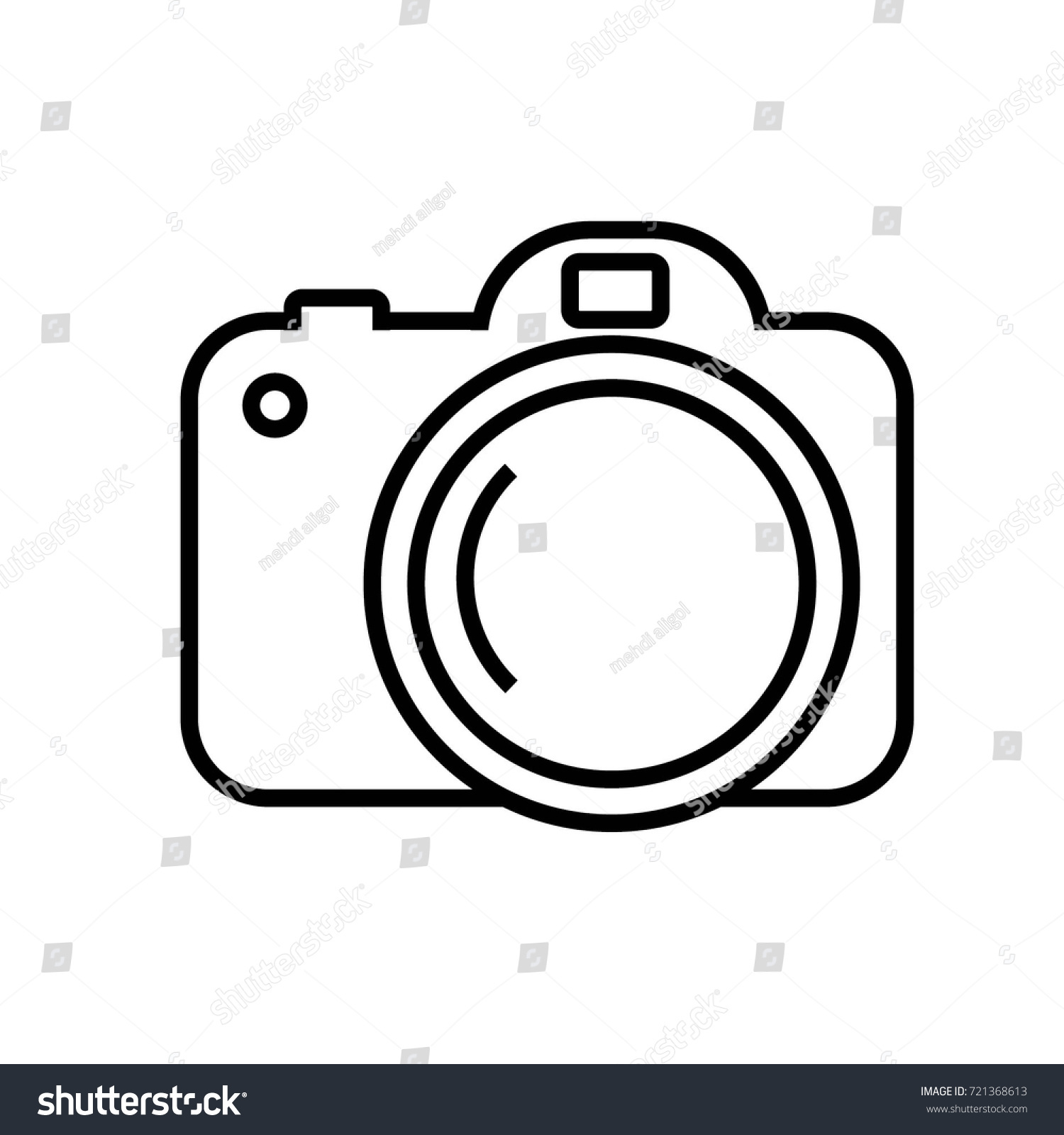 Круглая иконка фотоаппарат