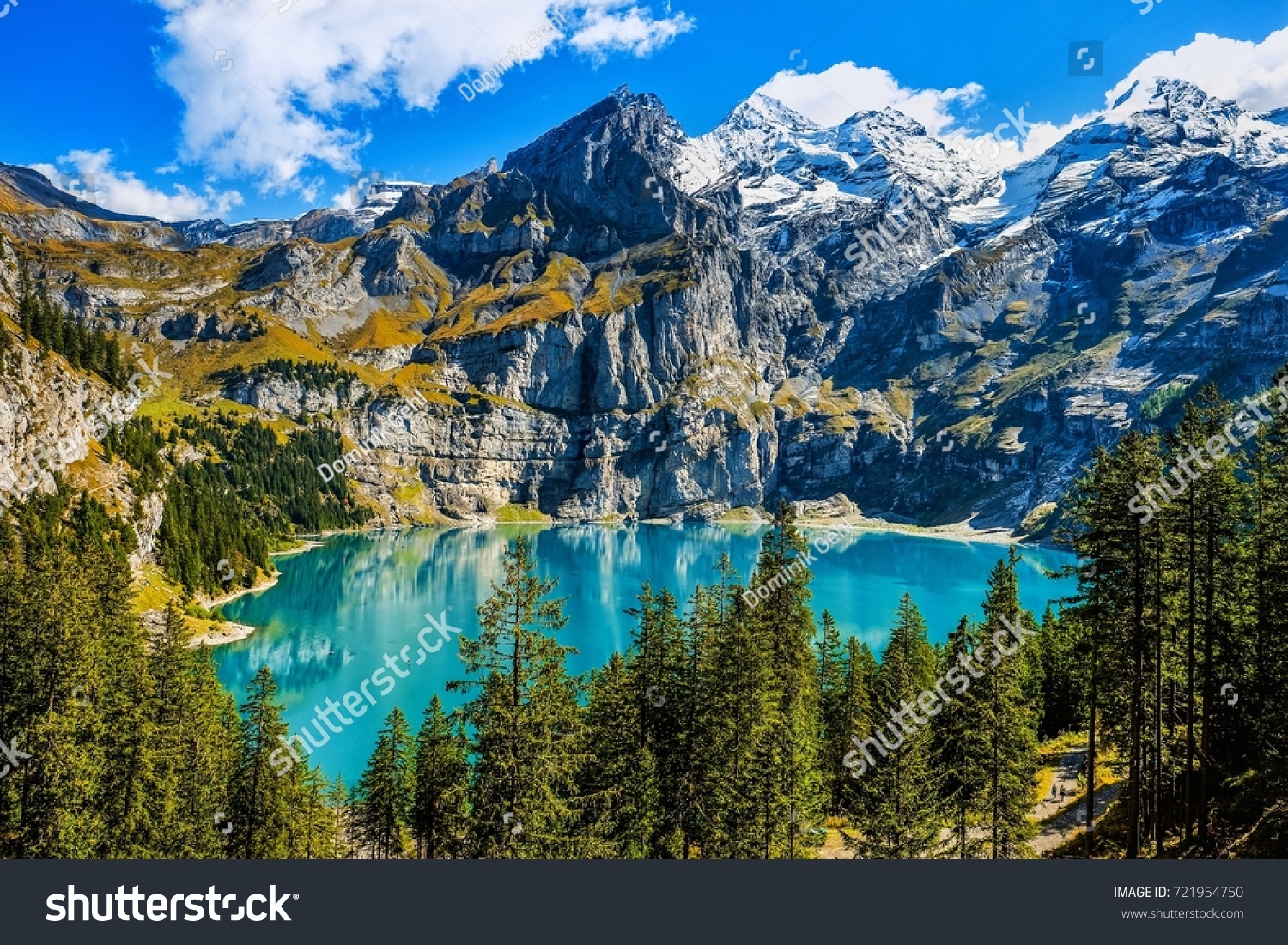 Oeschinensee Stock Photo 721954750 | Shutterstock