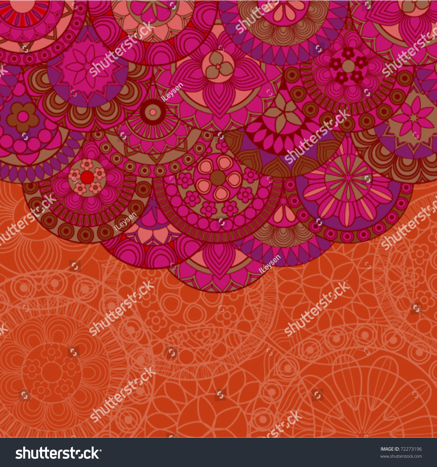 Background Floral Pattern Ethnic Style Copyspace Stock Vector (royalty 