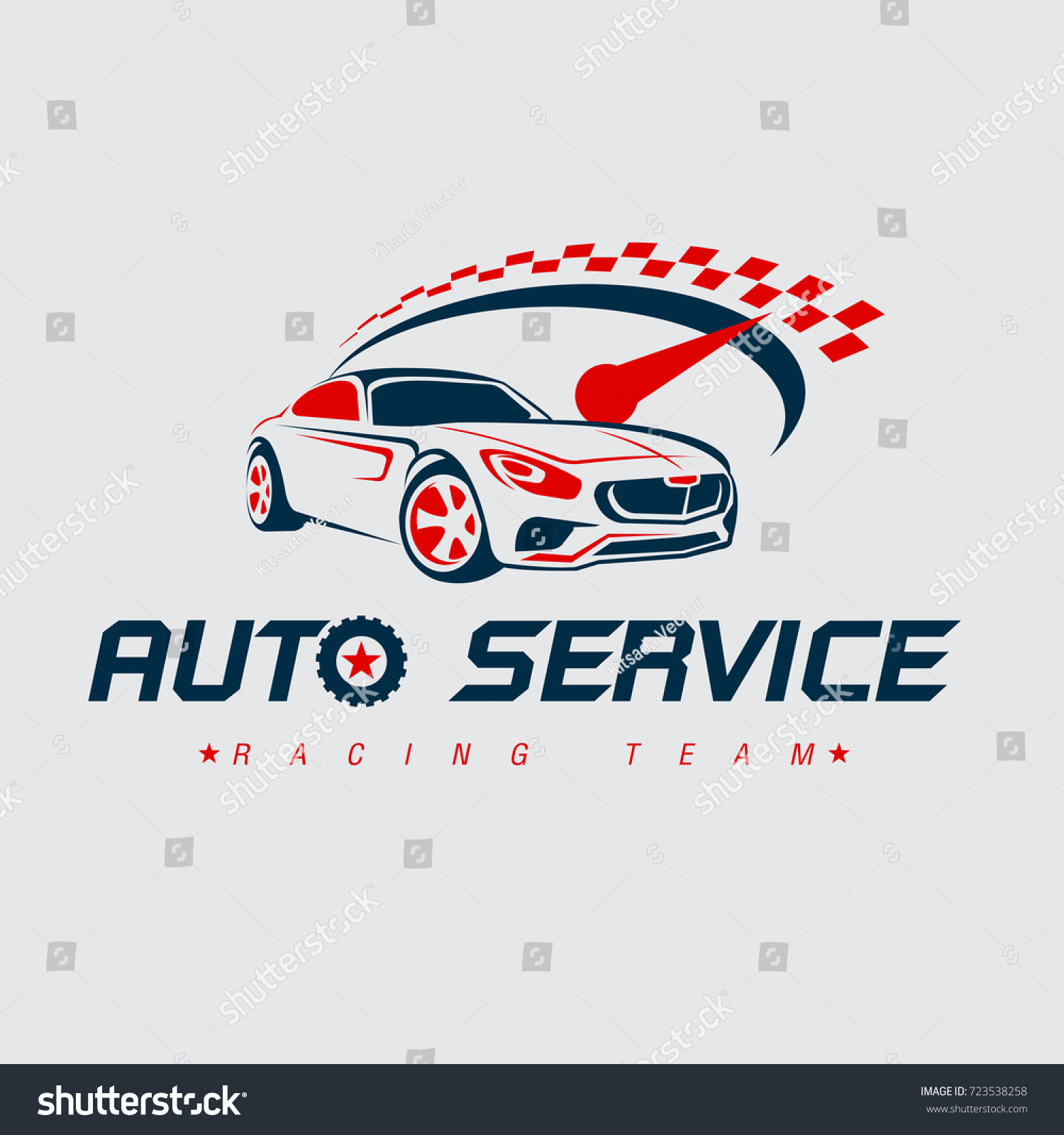 Auto Racing Logocar Logo Vector Logo Stock Vector (Royalty Free ...