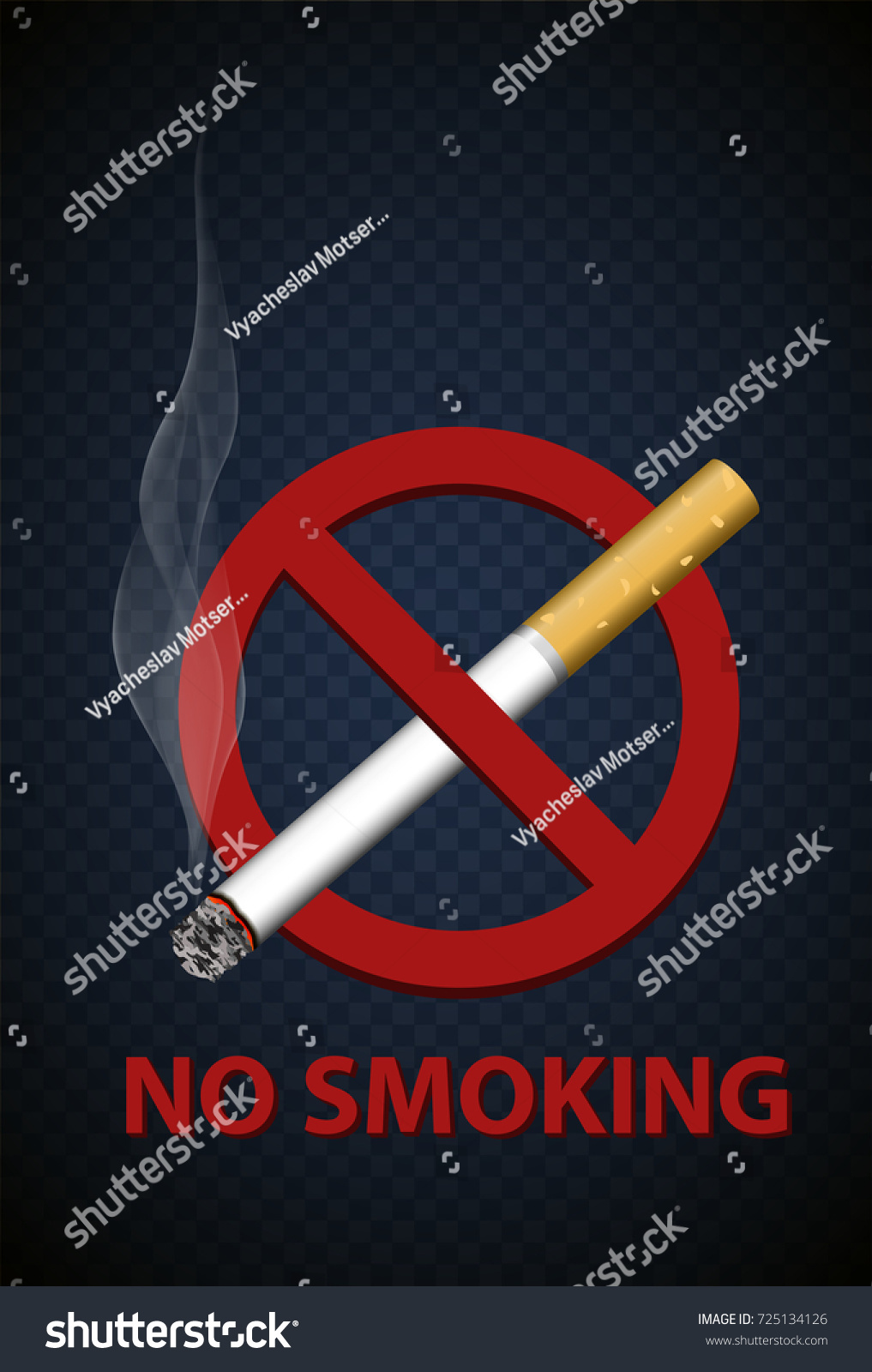 Sign No Smoking Vector Illustration Stock Vector (Royalty Free ...