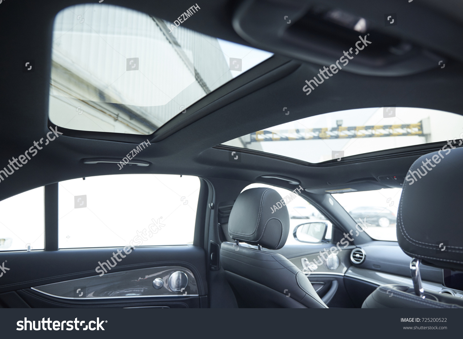 Sunroof Detail Inside Luxury Car Stock Photo 725200522 | Shutterstock