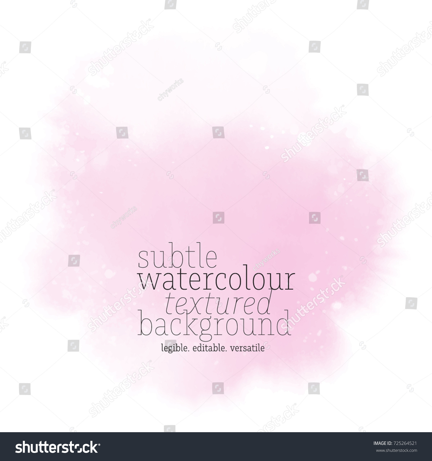 Soft Pink Watercolor Stock Vector (Royalty Free) 725264521 | Shutterstock