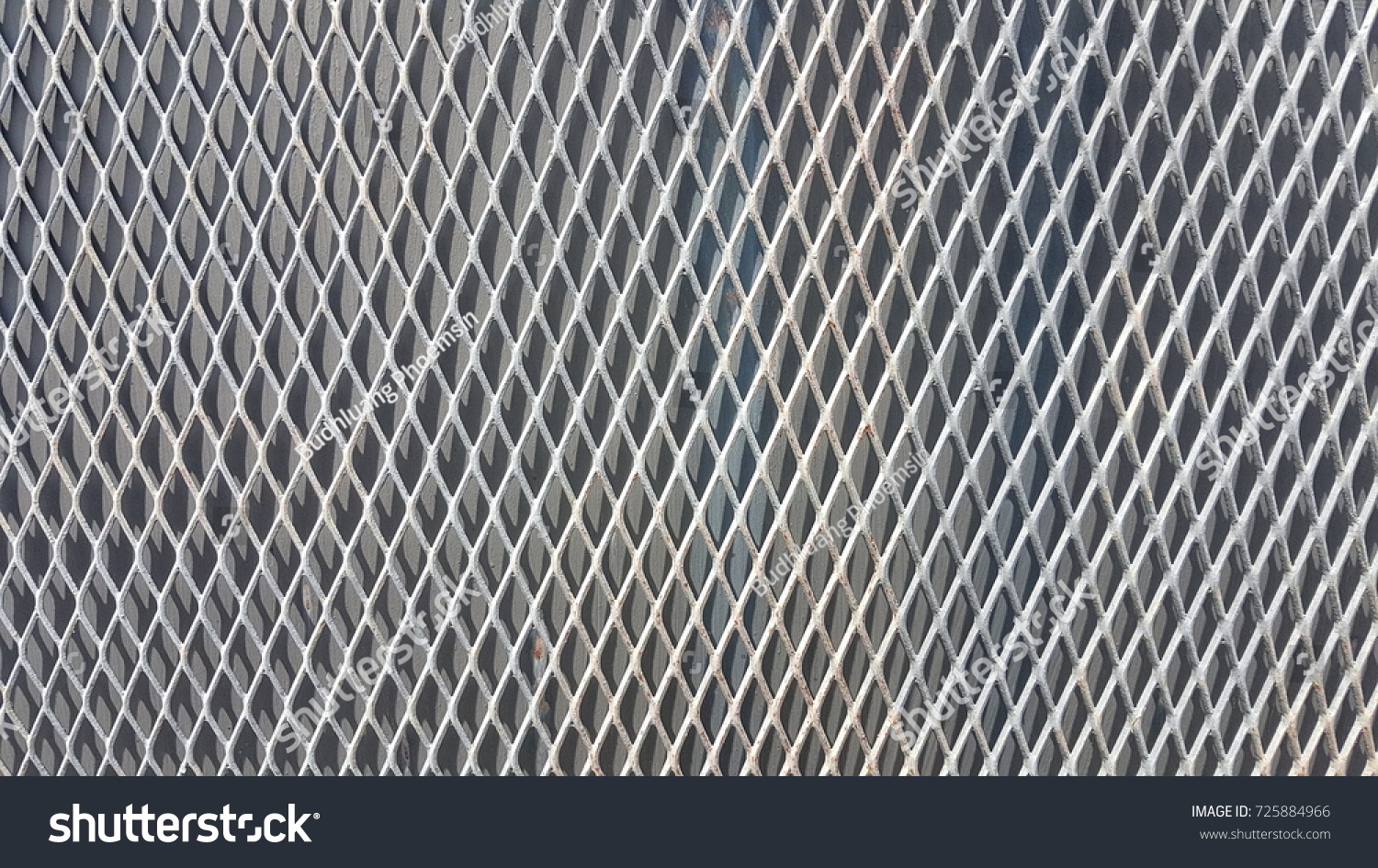 Steel Grating Pattern Backgroundmetal Grid Diamond Stock Photo ...