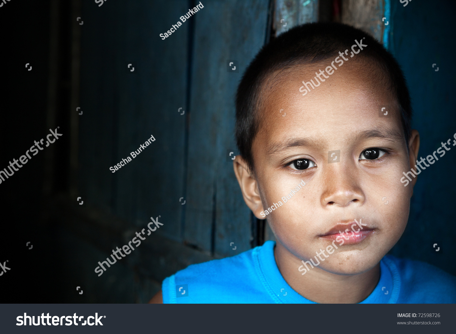 Portrait Asian Child Filipino Boy By Stock Photo 72598726 | Shutterstock