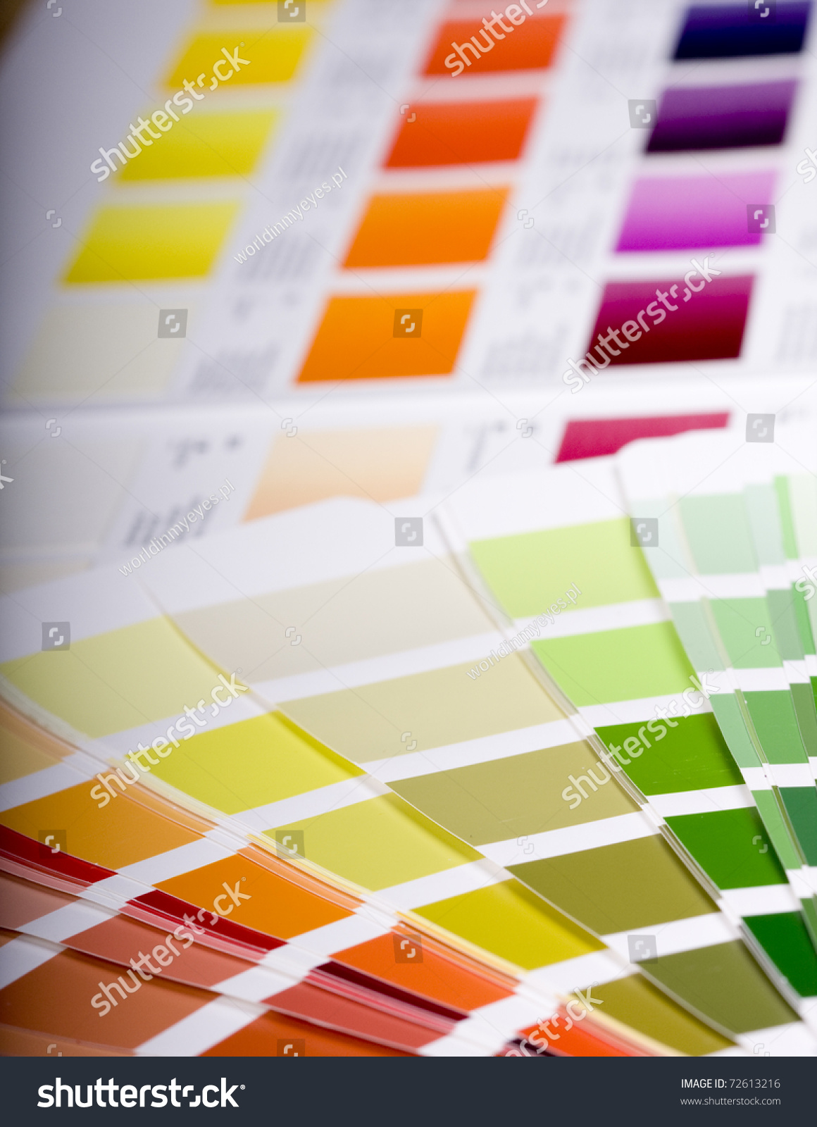 Color Chart Acrylic Paint Stock Photo 72613216 | Shutterstock