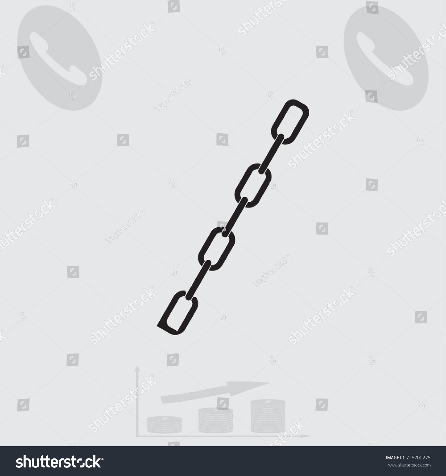 Chain Vector Icon Stock Vector Royalty Free Shutterstock