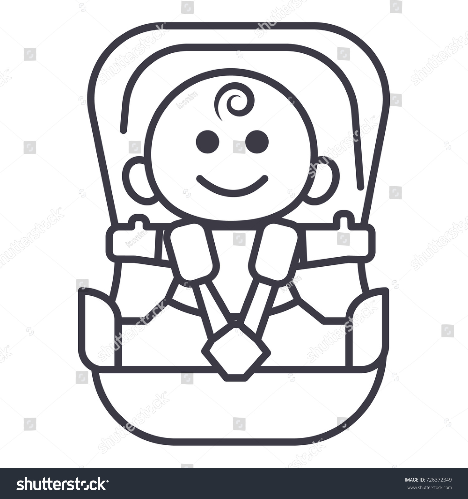 Ребенок в машине иконка