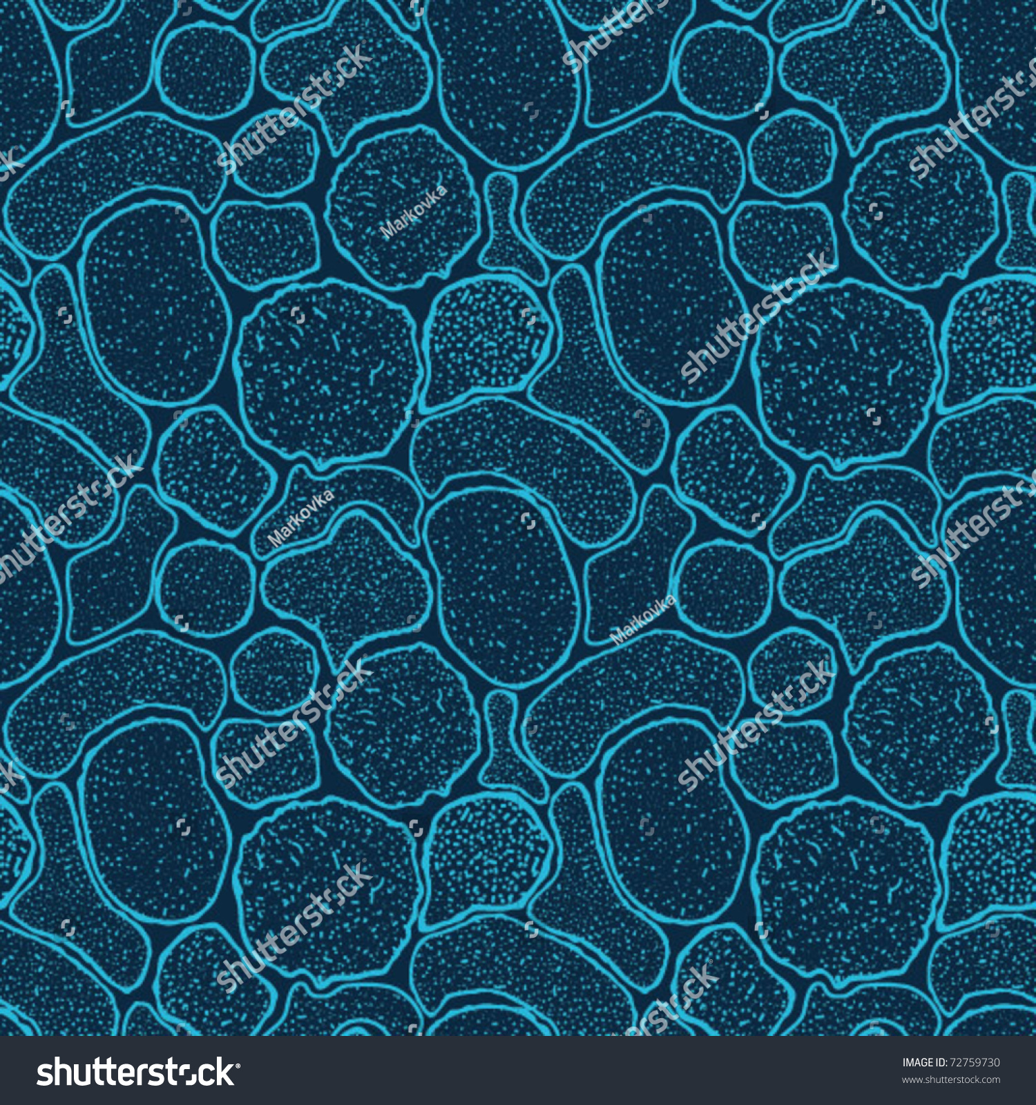 Virus Cells Seamless Texture Microbes Endless Stock Vector (Royalty ...