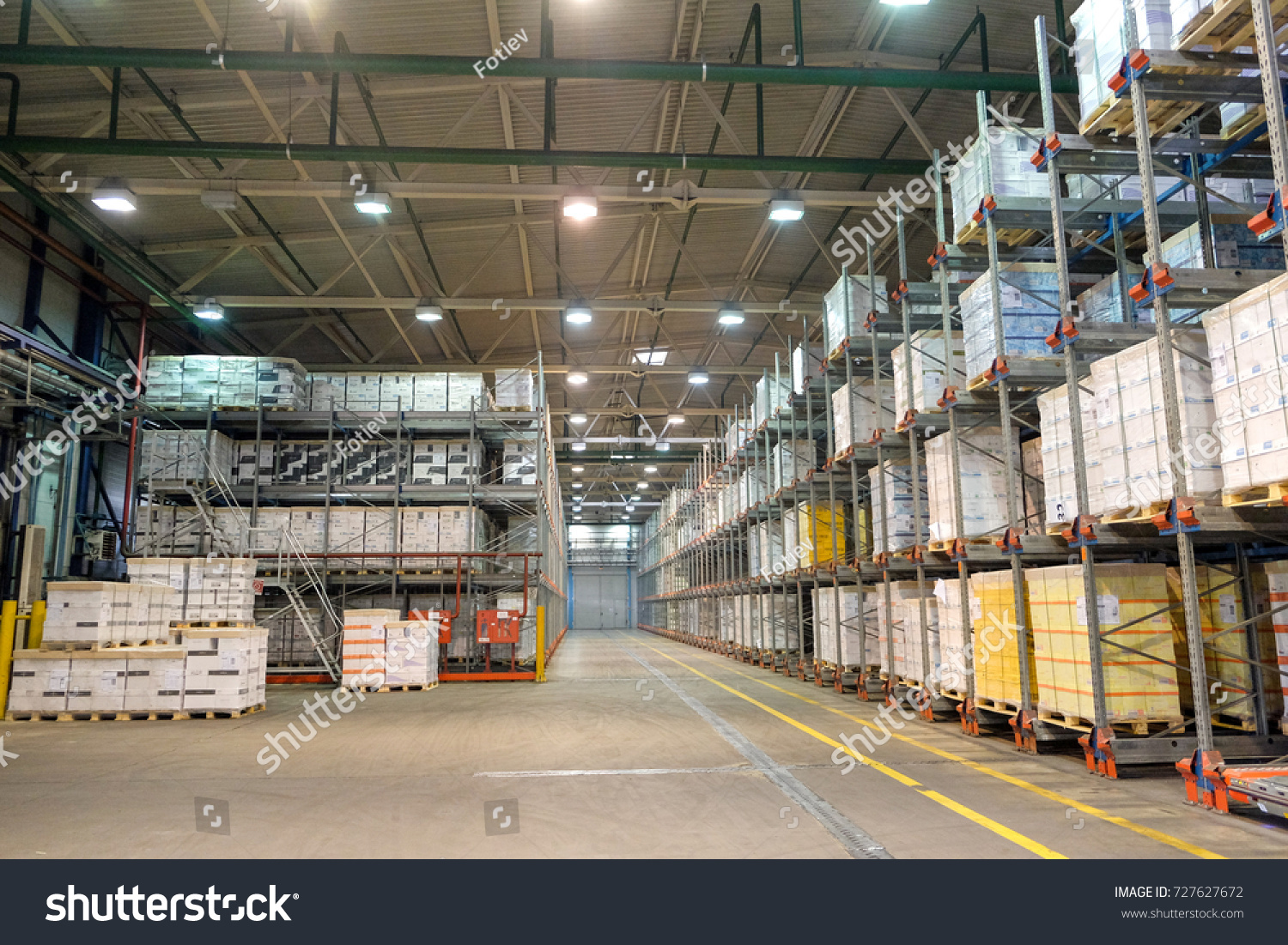 Finished Goods Warehouse Stock Photo 727627672 | Shutterstock