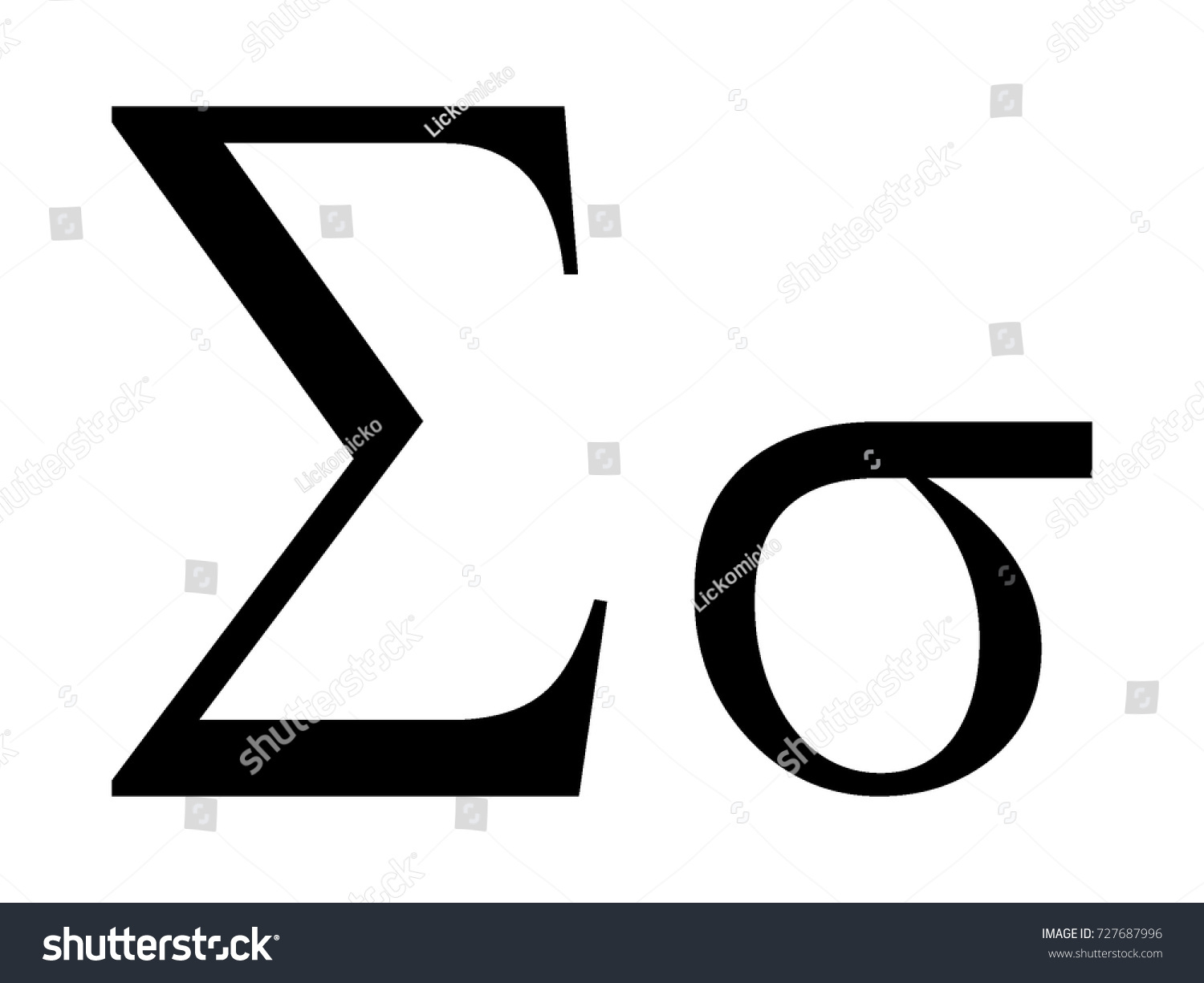 Vector Image Greek Letter Epsilon Stock Vector (Royalty Free) 727687996 ...