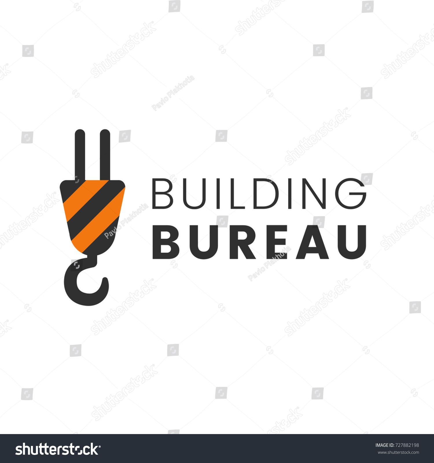 Vector Crane Logo Construction Building Company Stock Vector (Royalty ...