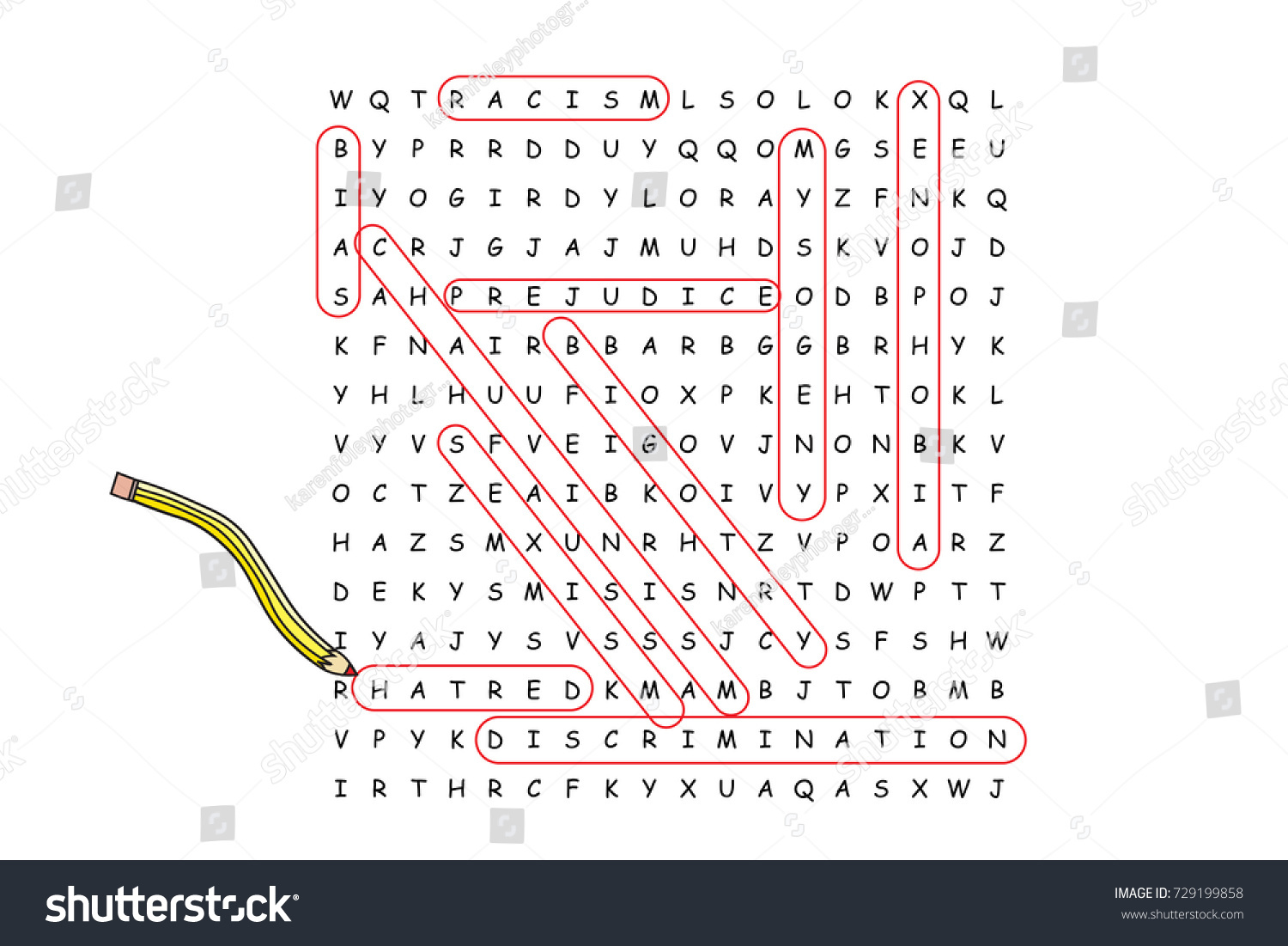 word-search-puzzle-hatred-associated-words-stock-illustration-729199858