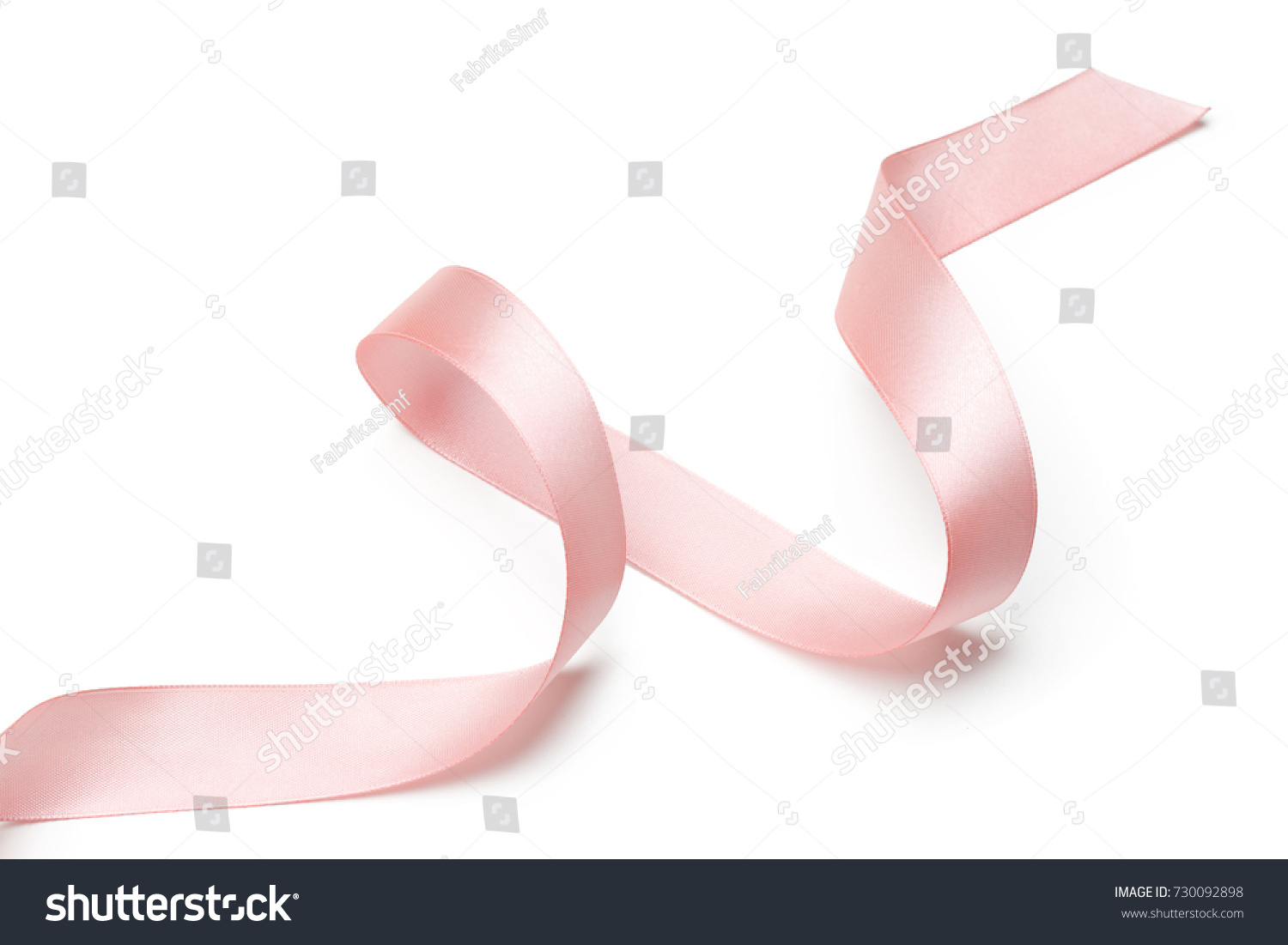 Ribbon Isolated On White Background Stock Photo 730092898 | Shutterstock