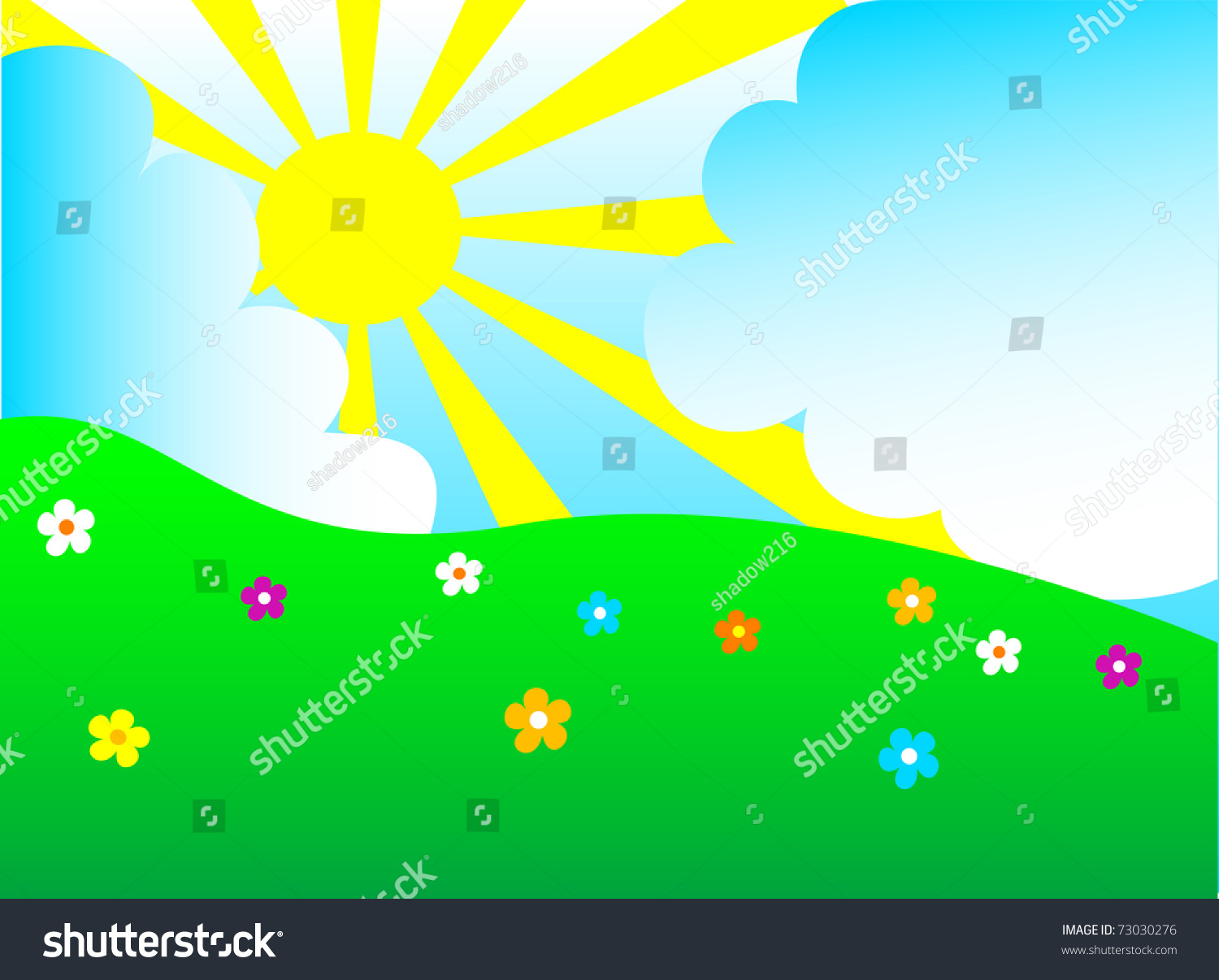 Vector Illustration Cartoon Background Stock Vector (Royalty Free ...