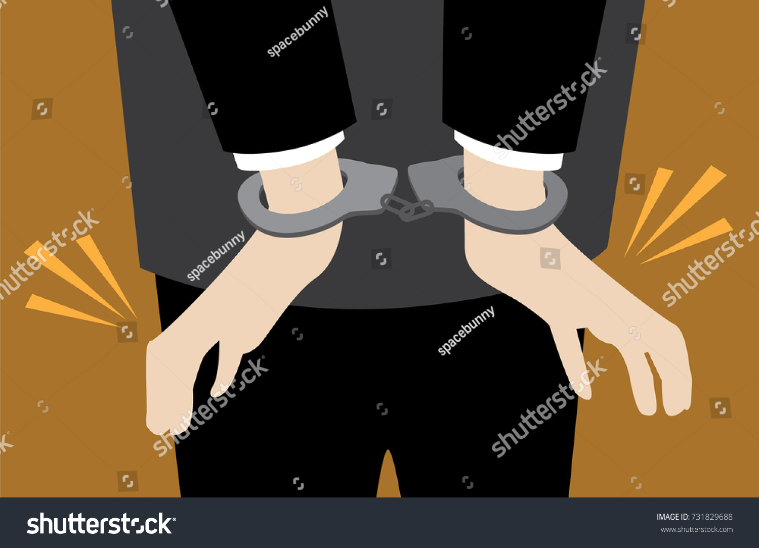 Uh Oh Caught Red Handed Corporate Stock Vector (Royalty Free) 731829688 ...