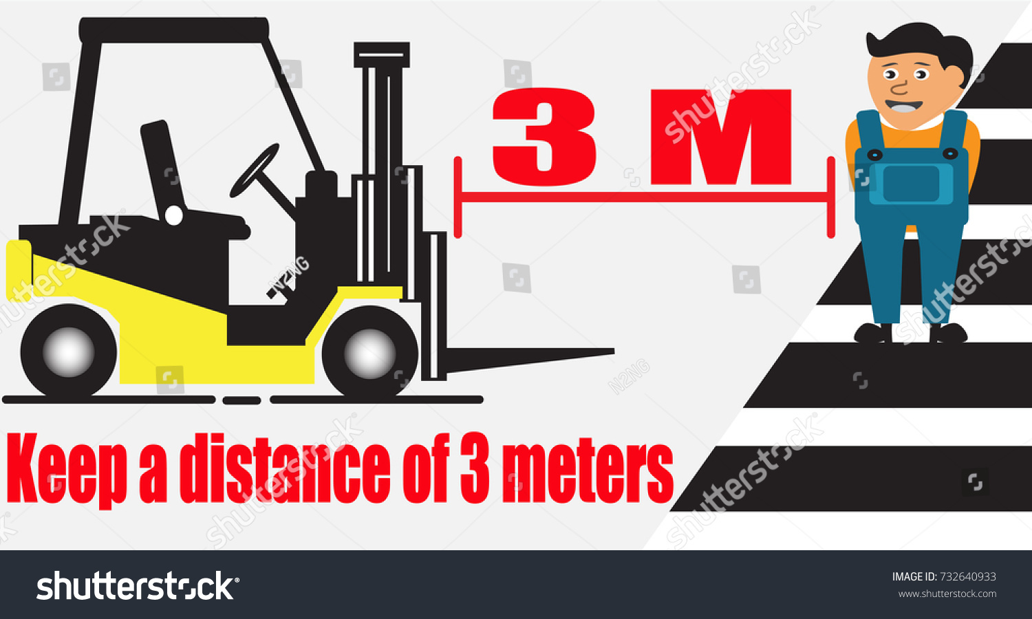 vektor-stok-forklift-safetykeep-distance-3-meters-sign-tanpa-royalti