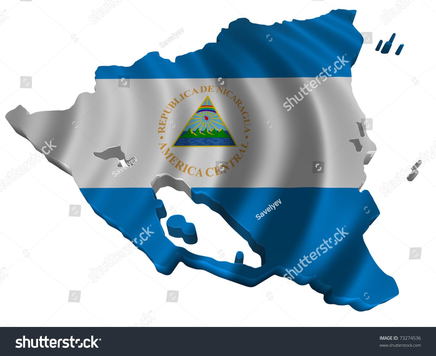 флаг и герб никарагуа