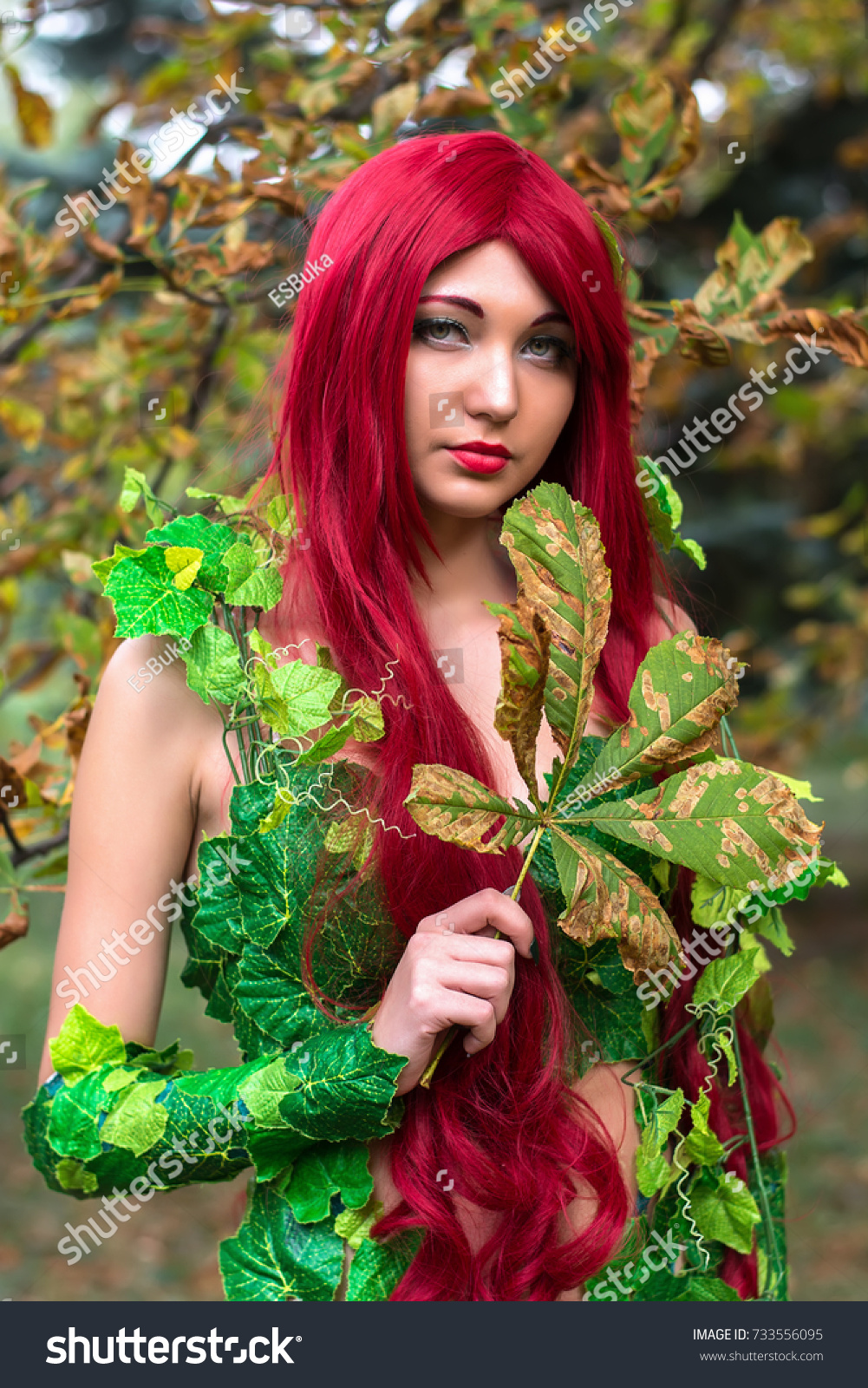 Ceper Hero Female Character Poison Ivy Stock Photo 733556095 | Shutterstock