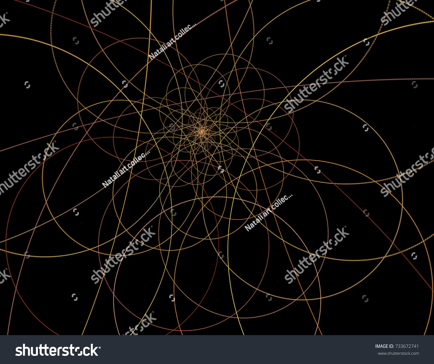 String Theory Physical Processes Quantum Theory Stock Illustration ...