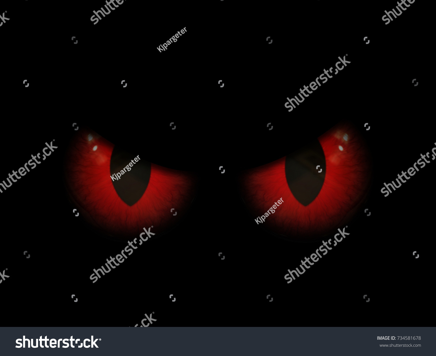 3d Render Halloween Background Red Evil Stock Illustration 734581678 ...