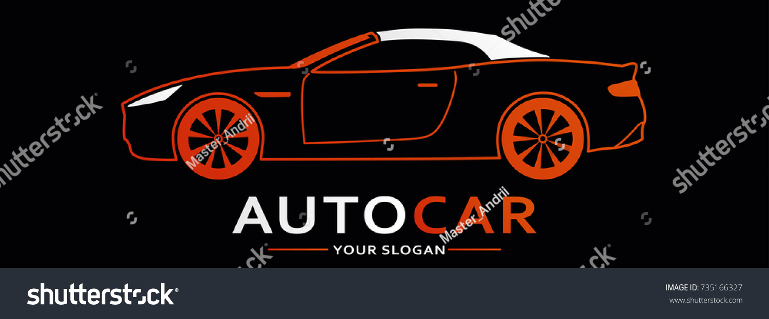 Car Logo Abstract Lines Vector Vector Stock Vector (Royalty Free ...