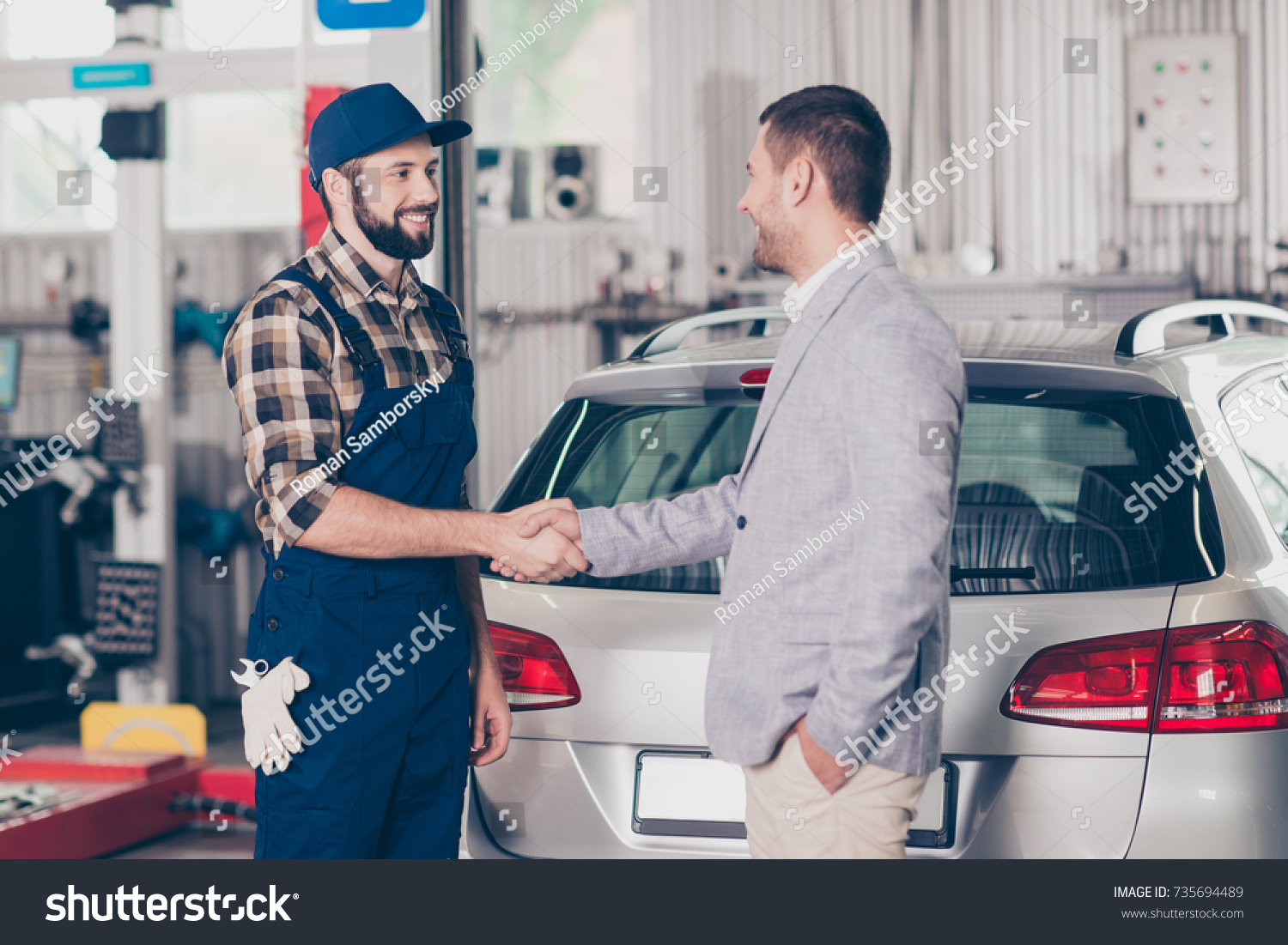 Car Breakdown Check Condition Inspection Engineering Stock Photo ...