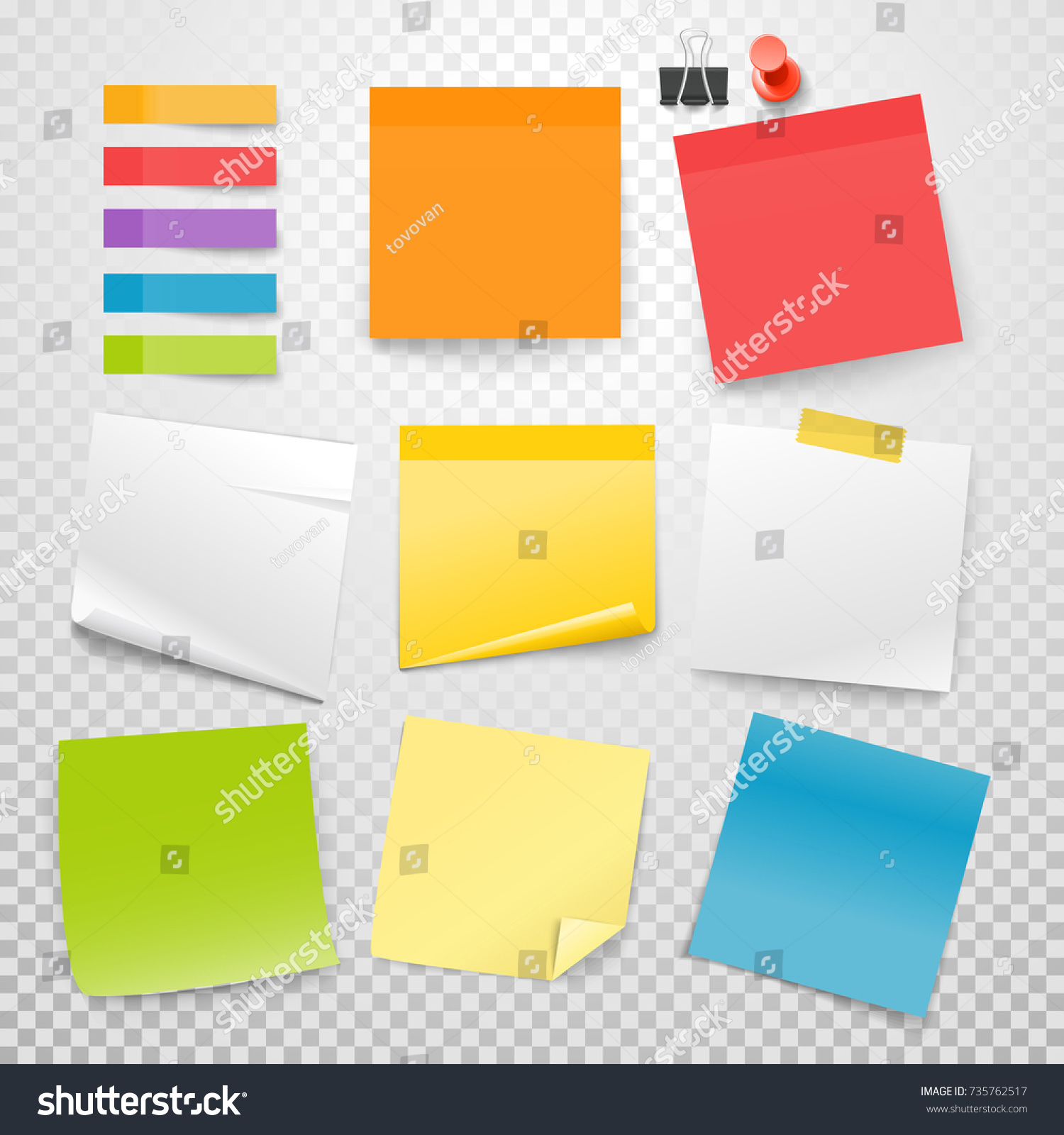 21,551 Sticky notes template Stock Vectors, Images & Vector Art