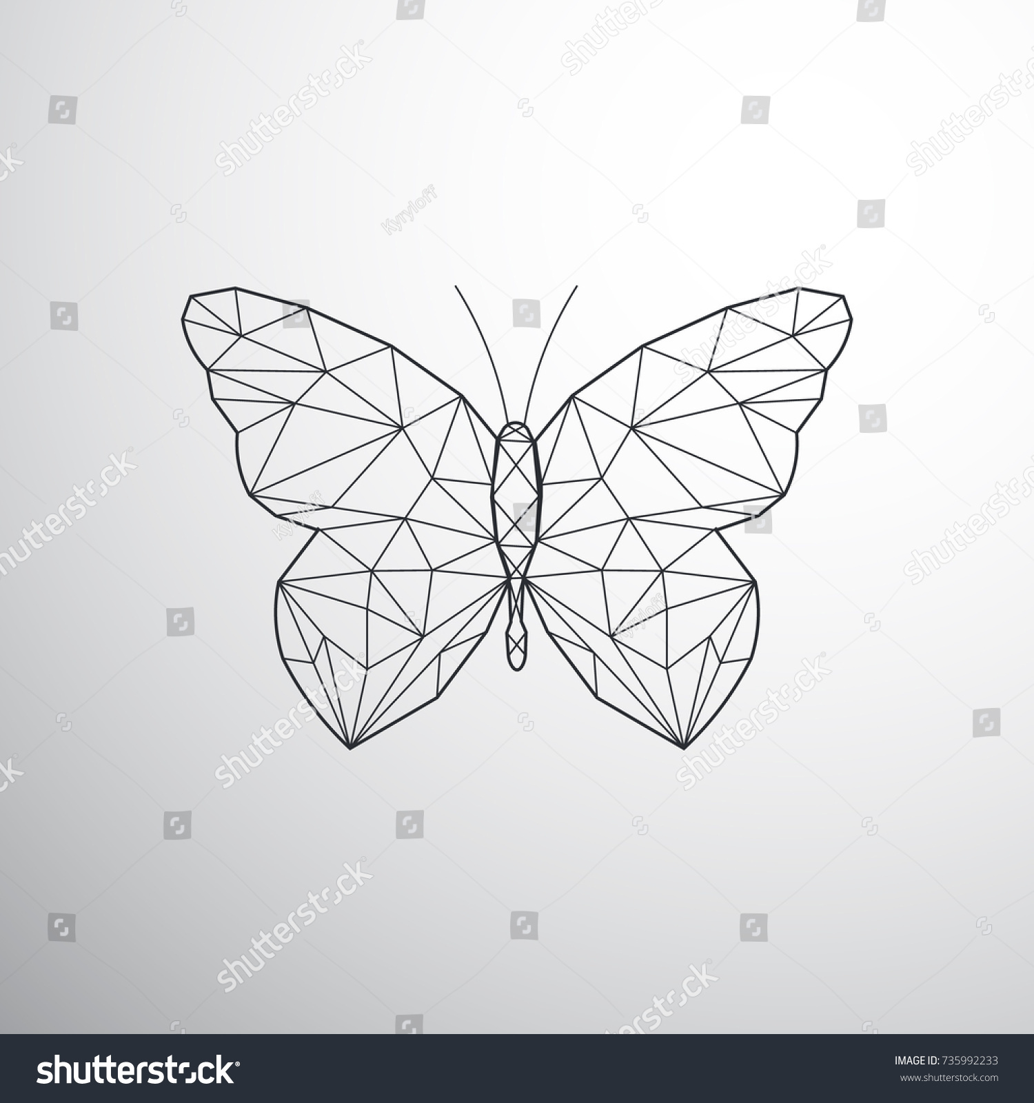Геометрическая бабочка