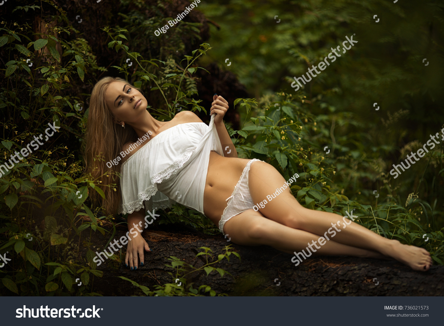 Naked Girl In Nature