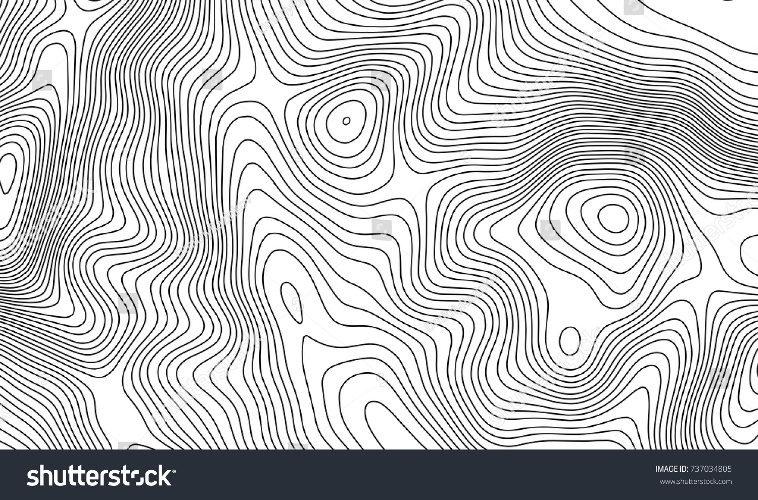 Topographic Map Contour Background Topo Map Stock Vector (Royalty Free ...