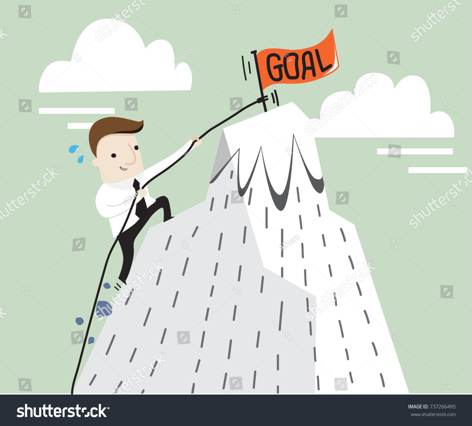 Go Biggest Ultimate Goal Vector Illustration Stock Vector (Royalty Free ...