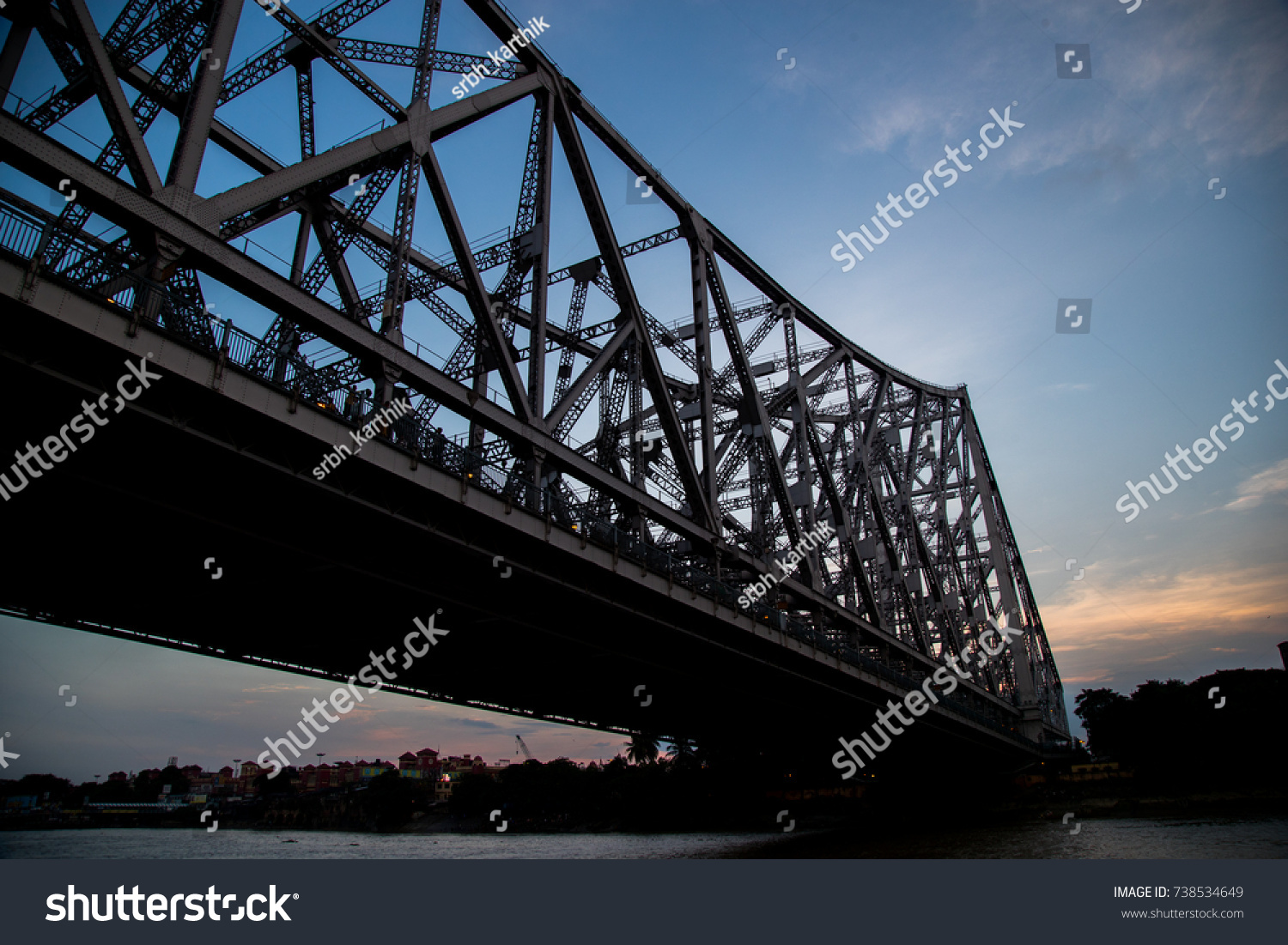 Howrah Bridge Stock Photo 738534649 | Shutterstock